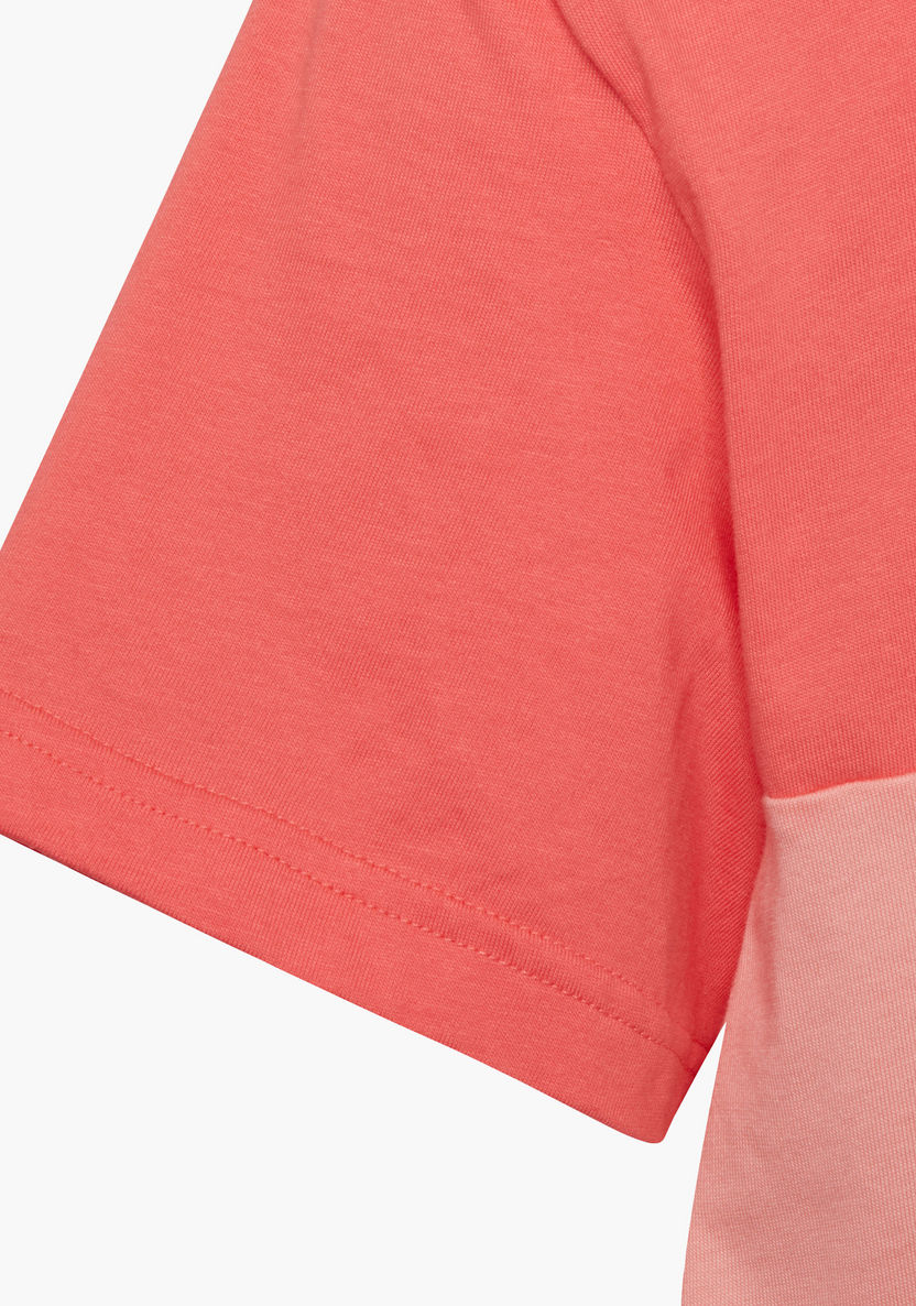 adidas Colourblock T-shirt with Crew and Short Sleeves-T Shirts-image-3
