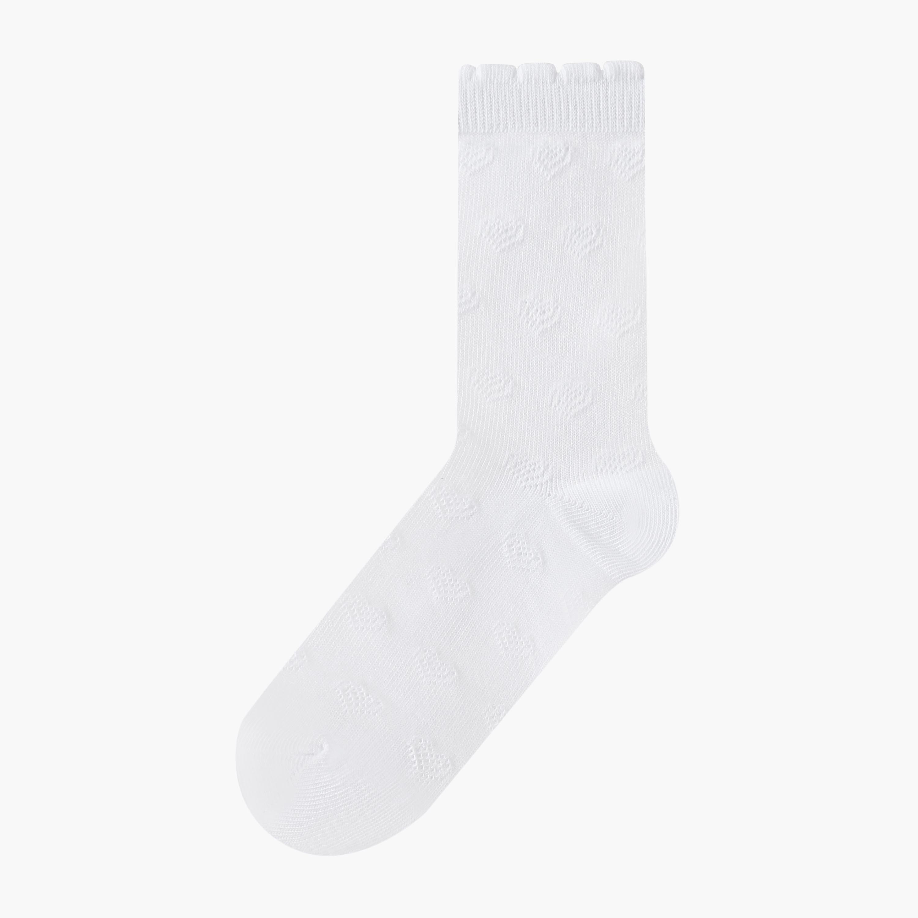طقم جوارب بطول منتصف الساق 3 أزواج للبنات من جونيورز-girls-accessories-socks-image-2