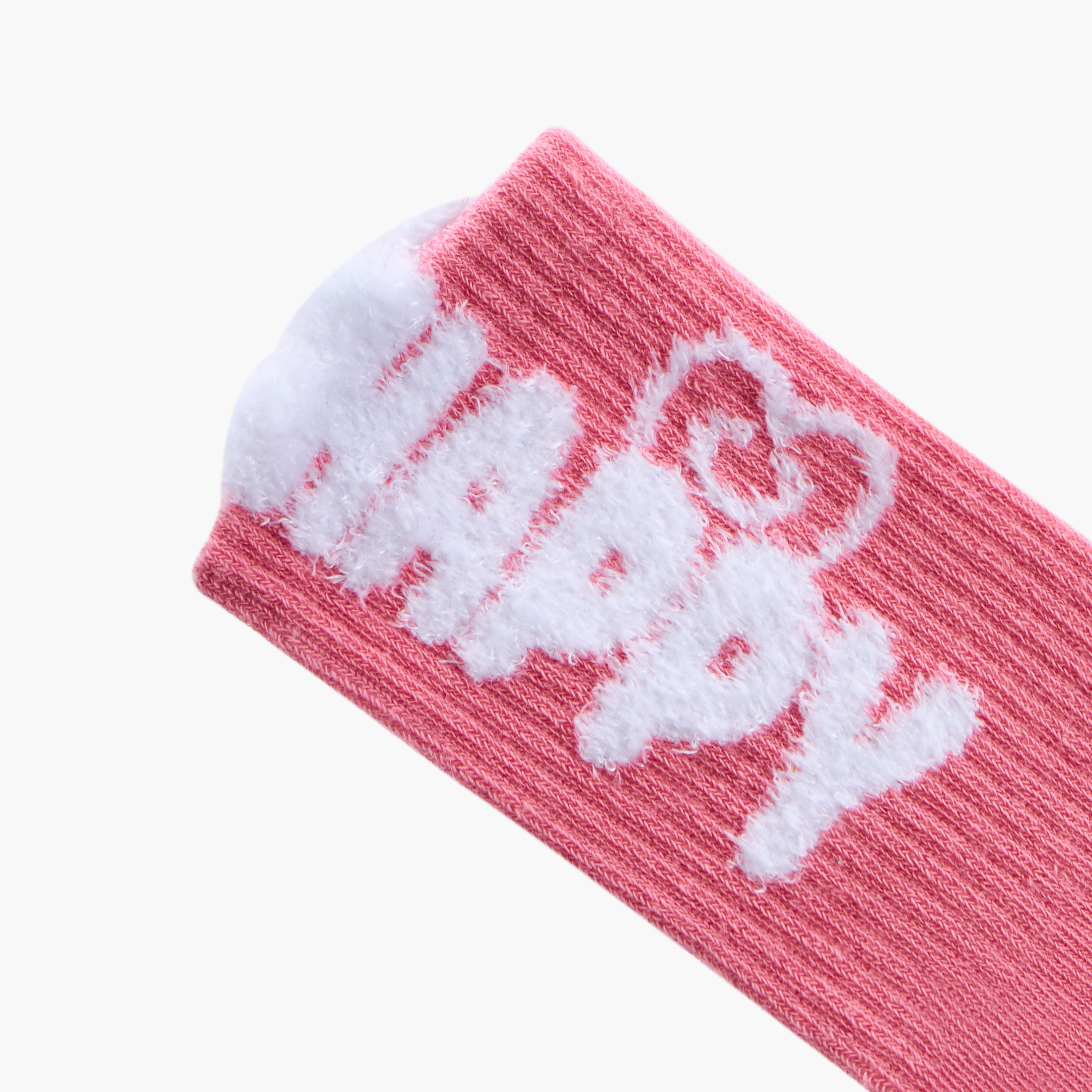 طقم جوارب بطول متوسط غير وبرية عدد 3 للبنات من ليتل ميسي-girls-accessories-socks-image-3