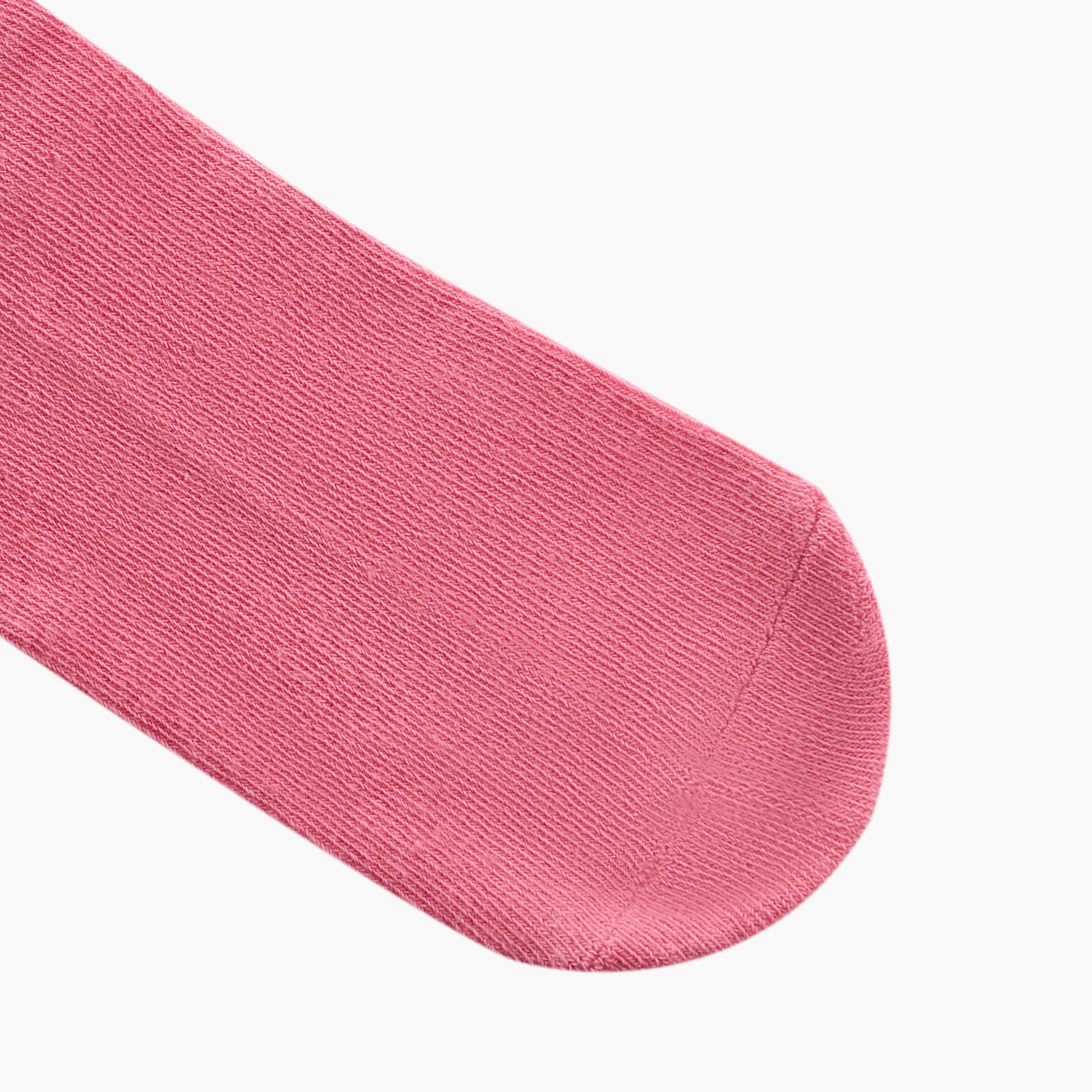 طقم جوارب بطول متوسط غير وبرية عدد 3 للبنات من ليتل ميسي-girls-accessories-socks-image-5