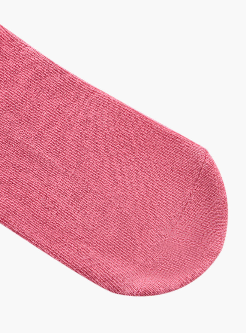 طقم جوارب بطول متوسط غير وبرية عدد 3 للبنات من ليتل ميسي-girls-accessories-socks-image-5