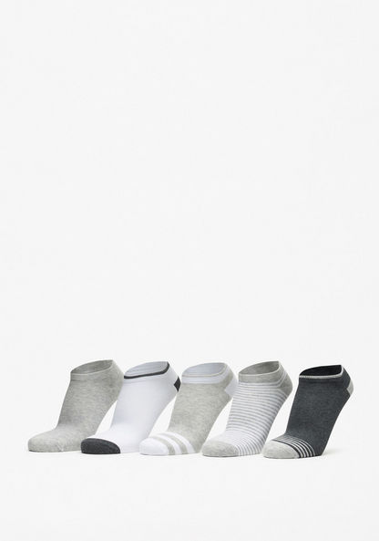 Printed Ankle Length Socks - Set of 5-Men%27s Socks-image-0
