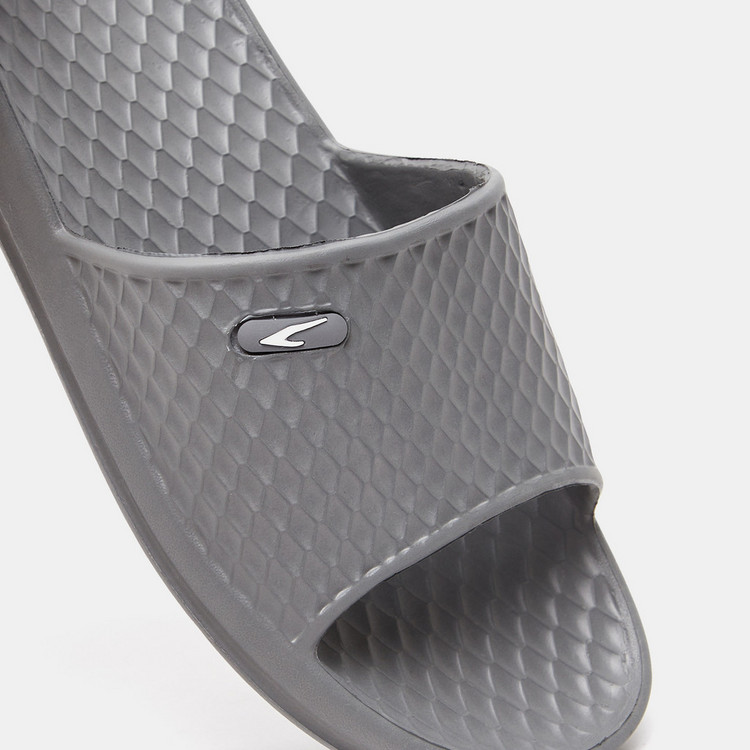 Dash Textured Open Toe Slide Slippers