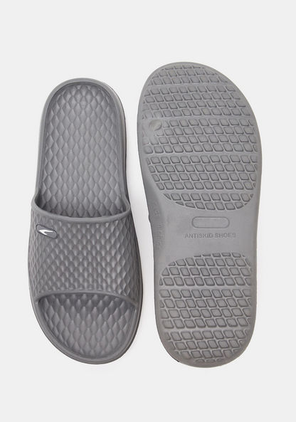 Dash Textured Open Toe Slide Slippers