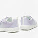 Dash Textured Sneakers with Hook and Loop Closure-Girl%27s Sports Shoes-thumbnailMobile-3