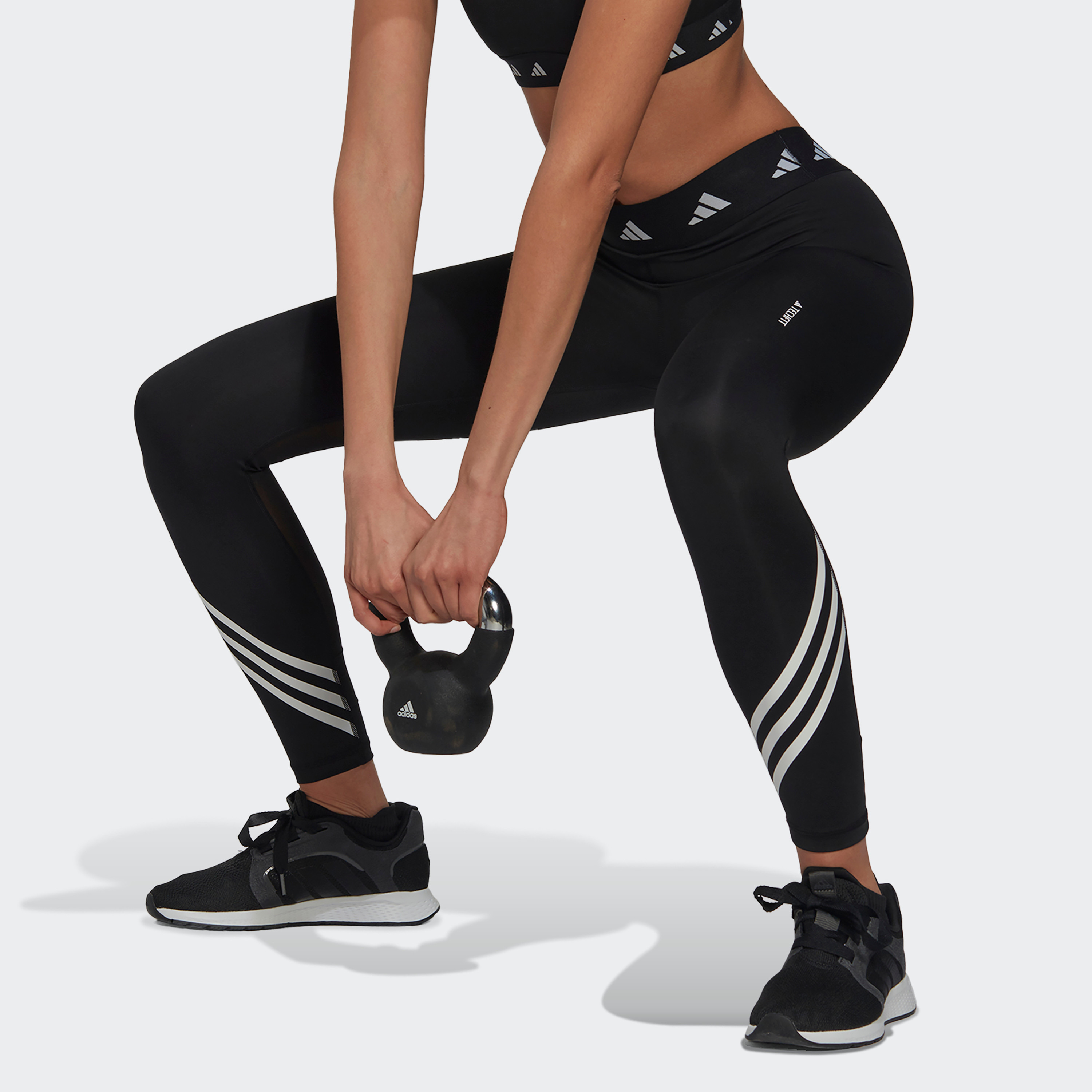  بناطيل ضيقة للسيدات من اديداس ذات 3 خطوط 7/8-women-clothing-bottoms-leggings-image-6