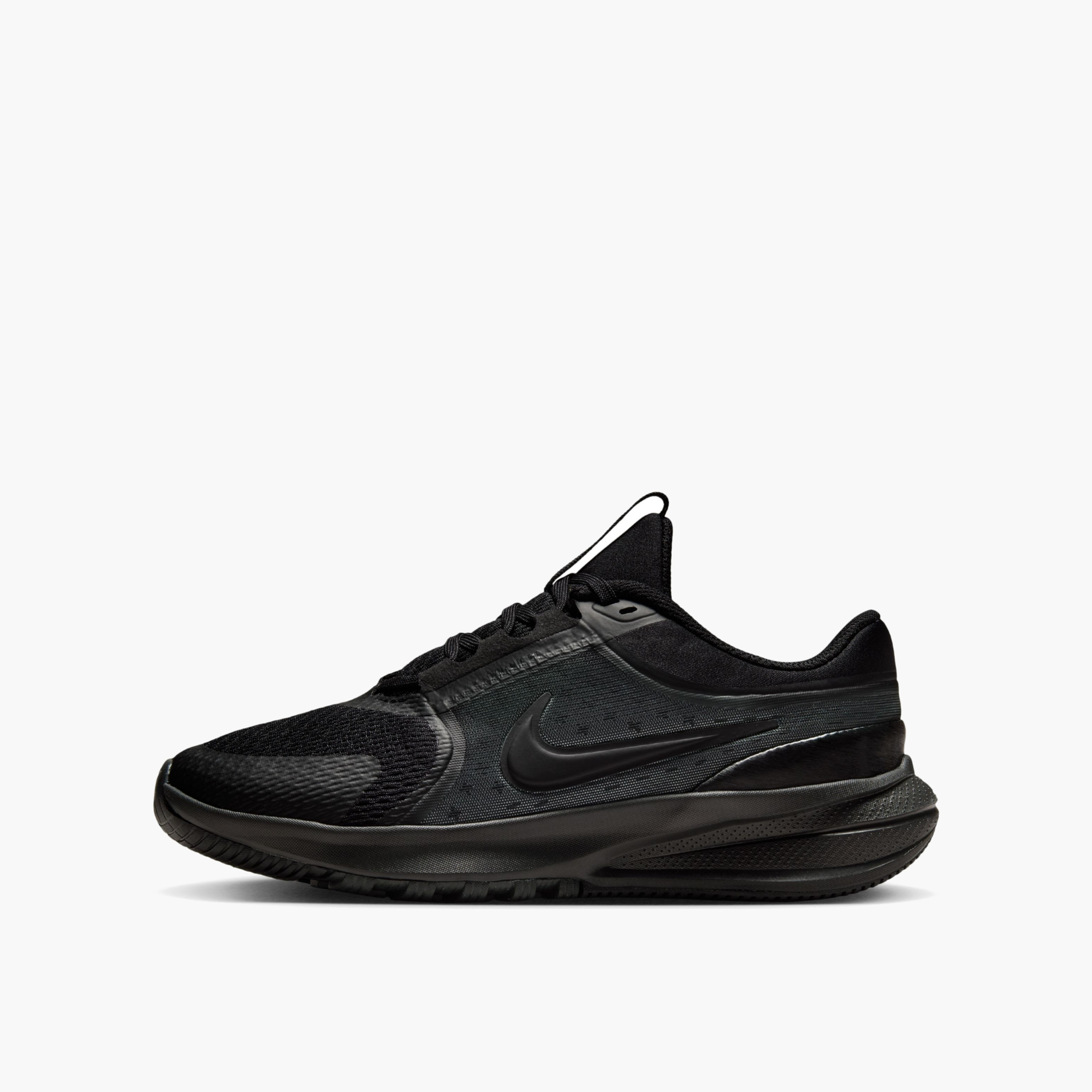 Nike Unisex STAR RUNNER 5 Logo Lace-Up Running Sports Shoes-boys-shoes-schoolshoes-image-1