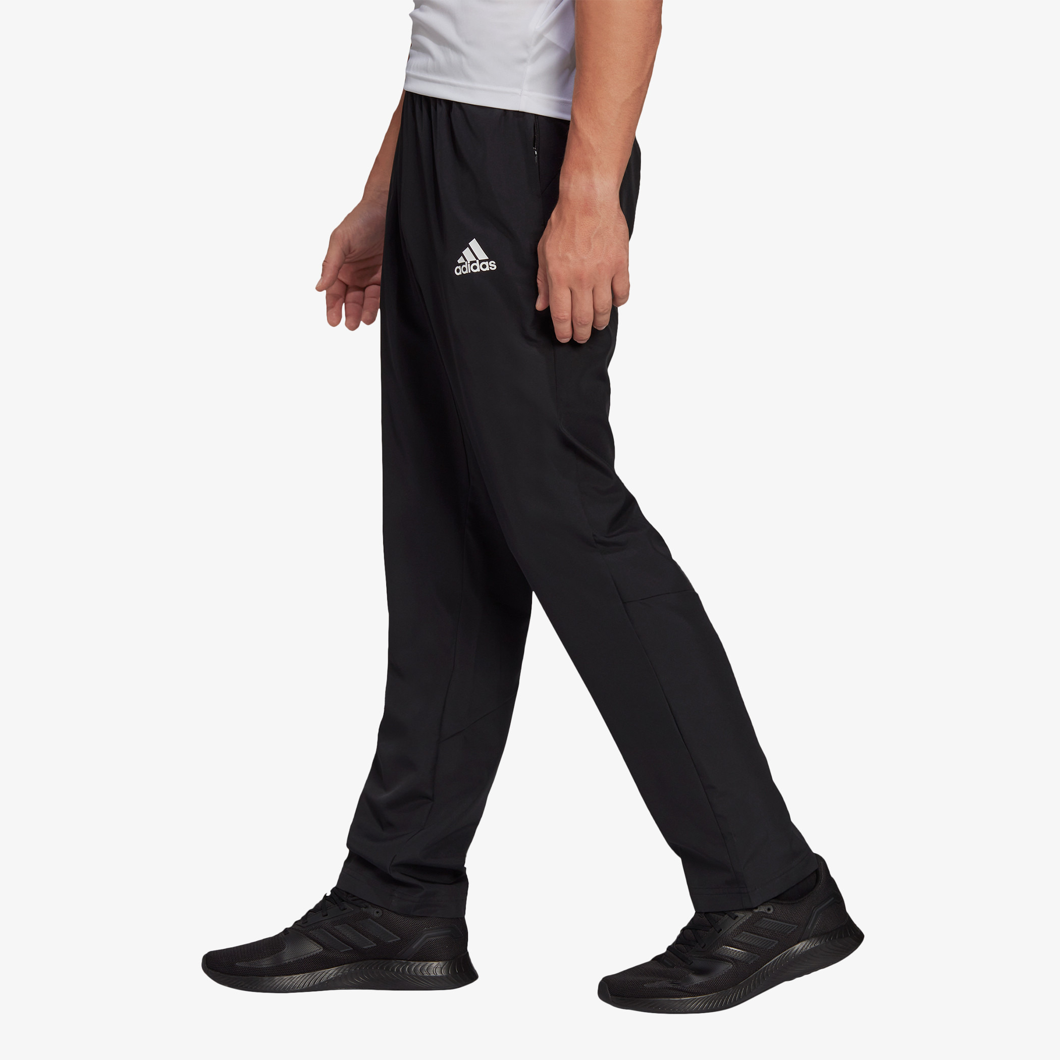 Adidas Logo Print Mid-Rise Track Pants with Elasticated Waistband-men-clothing-sportswearandactivewear-tracksuits-image-3