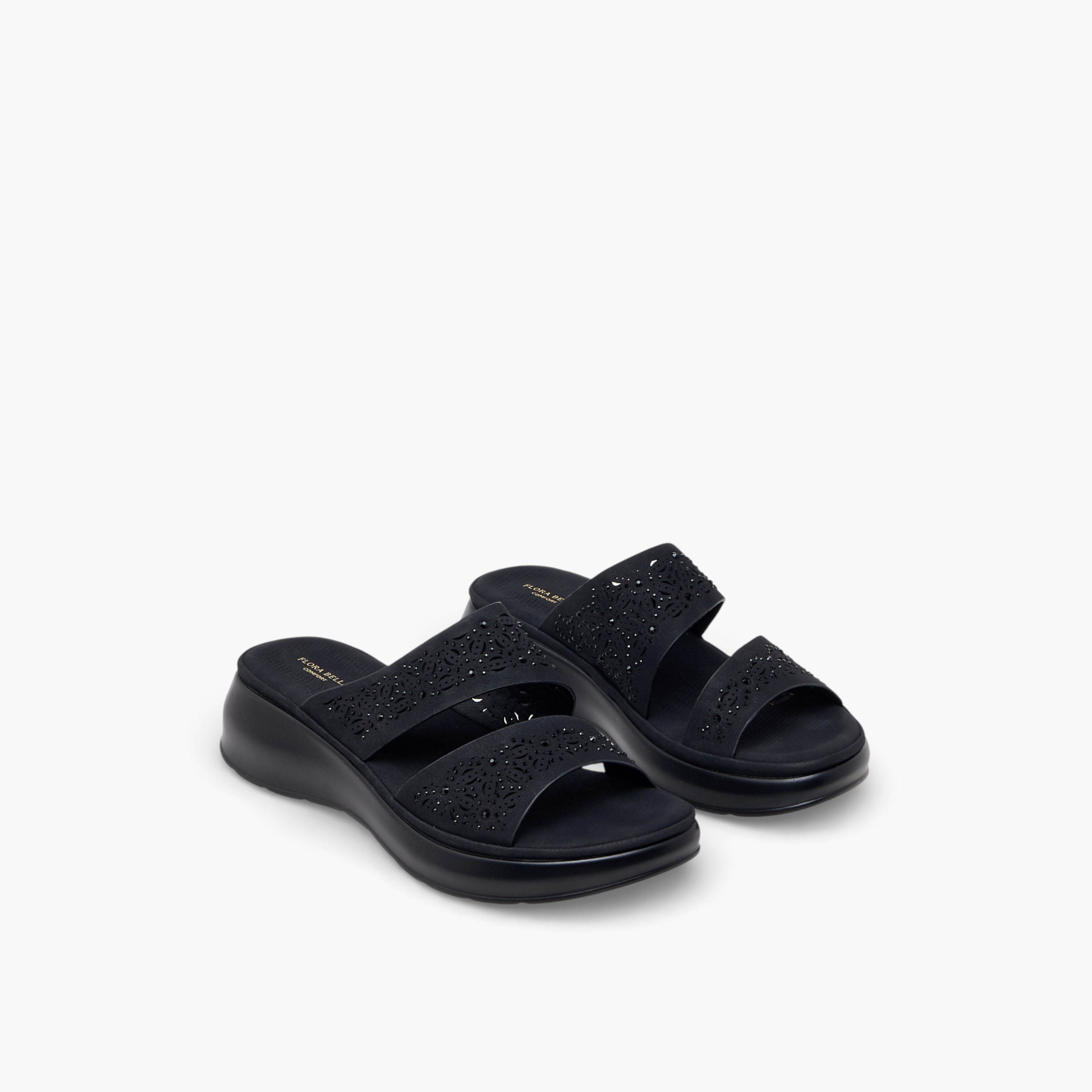 Flora Bella Women Wedge Heel Slide Sandals-women-shoes-flats-sandals-image-1