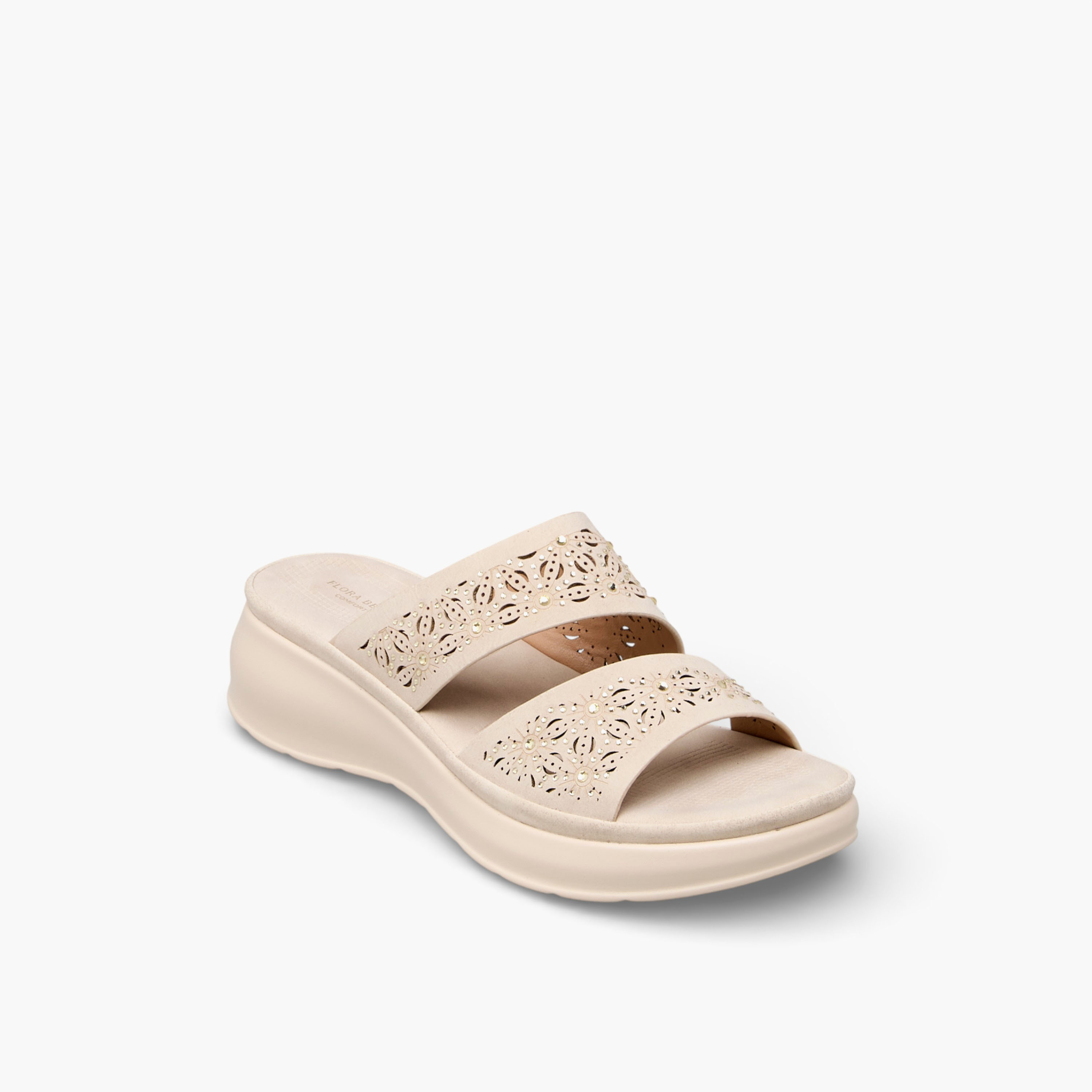 Flora Bella Women Wedge Heel Slide Sandals-women-shoes-flats-sandals-image-2