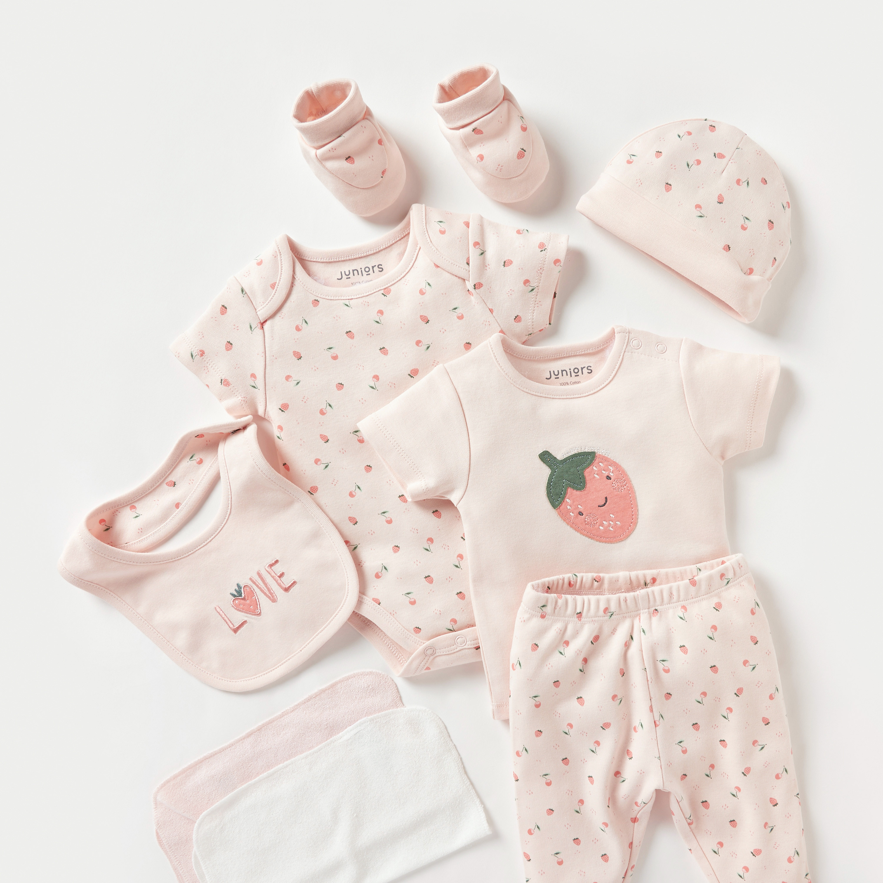 طقم ملابس 8 قطع بطبعات من جونيورز-baby-girls-clothing-setsandcoords-image-5