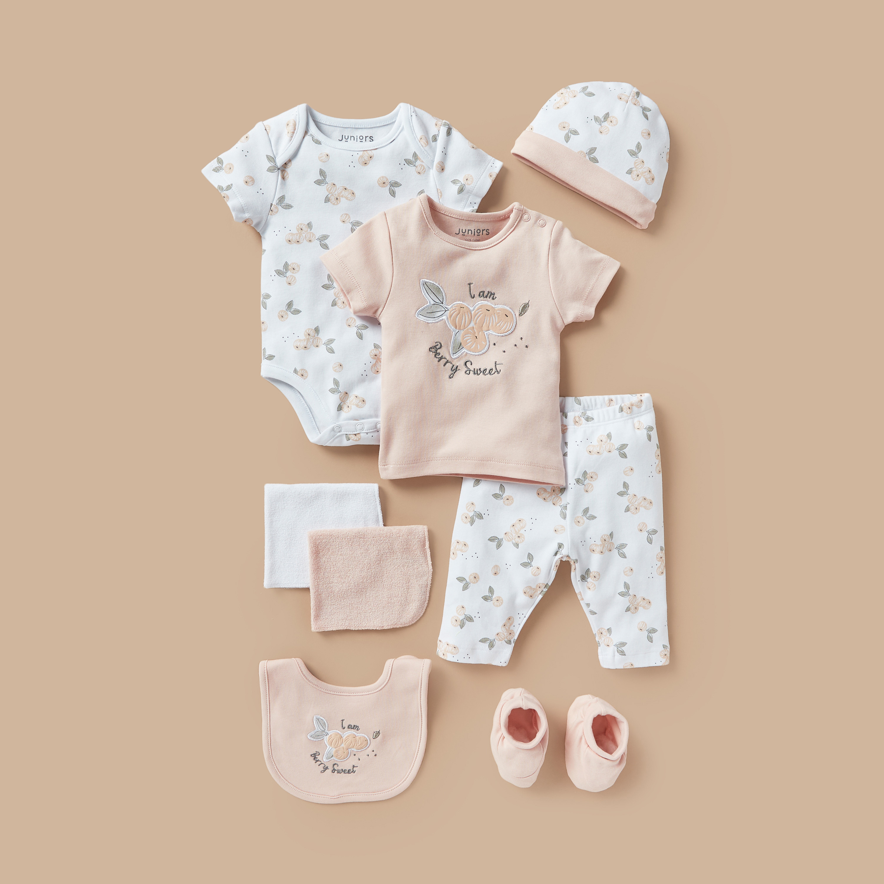Juniors Pumpkin Print 8-Piece Clothing Set-baby-girls-clothing-setsandcoords-image-1