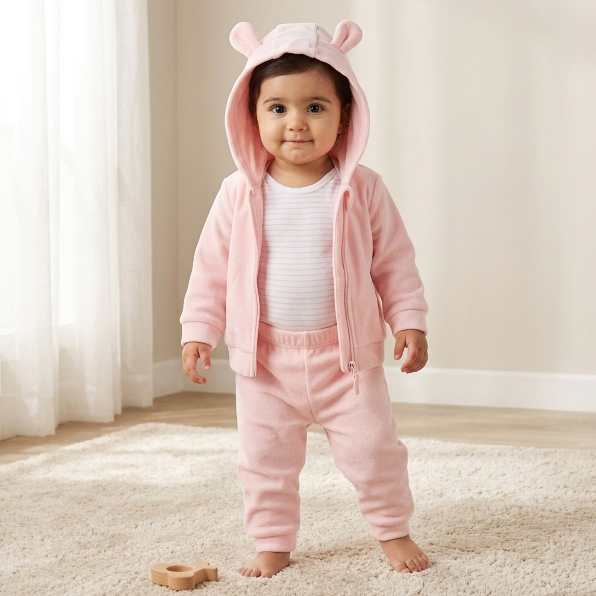 Set of 3 Juniors Clothing Gift Set with Bunny Print-baby-girls-clothing-setsandcoords-image-1