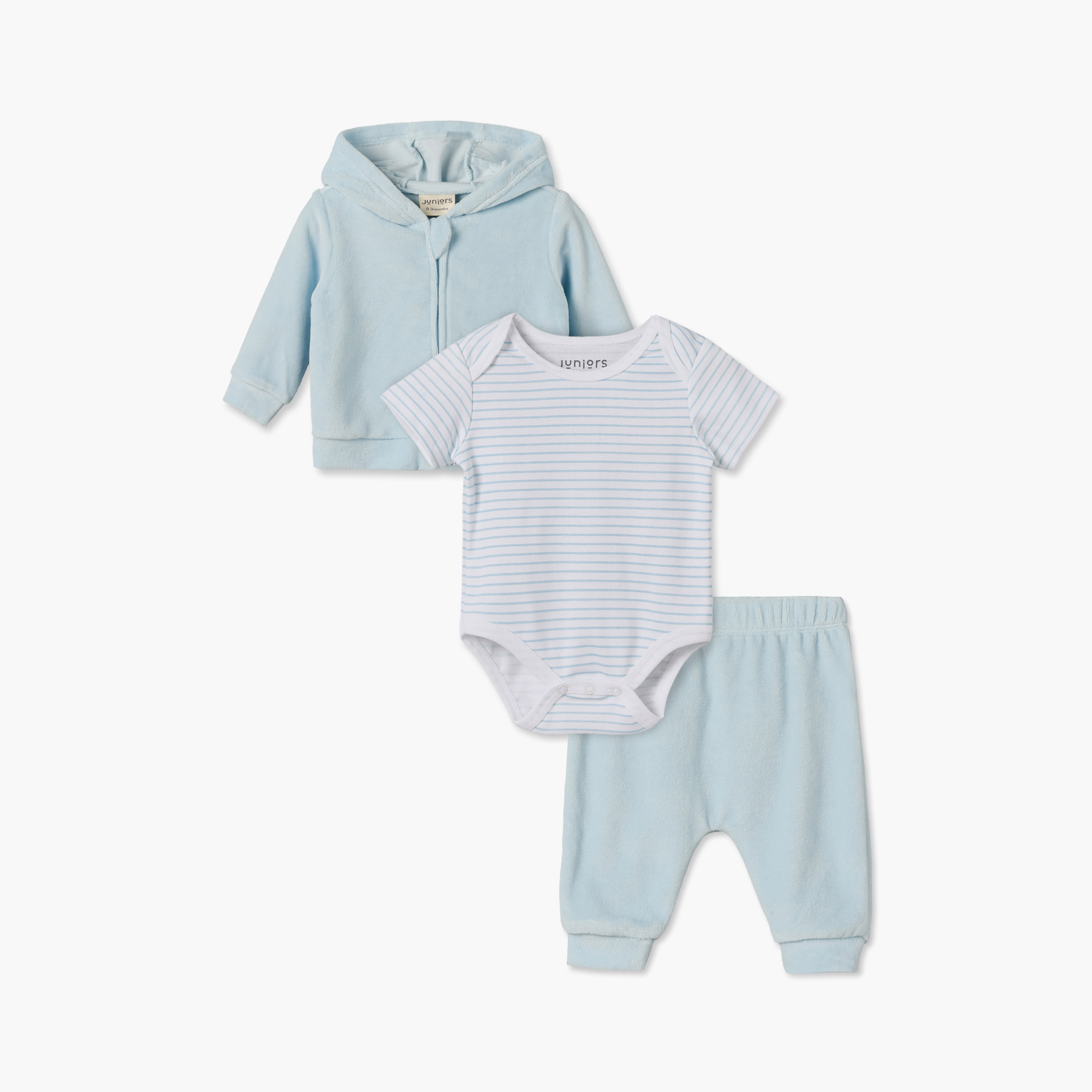 طقم هدايا ملابس 3 قطع بطبعات أرنب من جونيورز-baby-boys-clothing-winterwear-setsandcoords-image-1