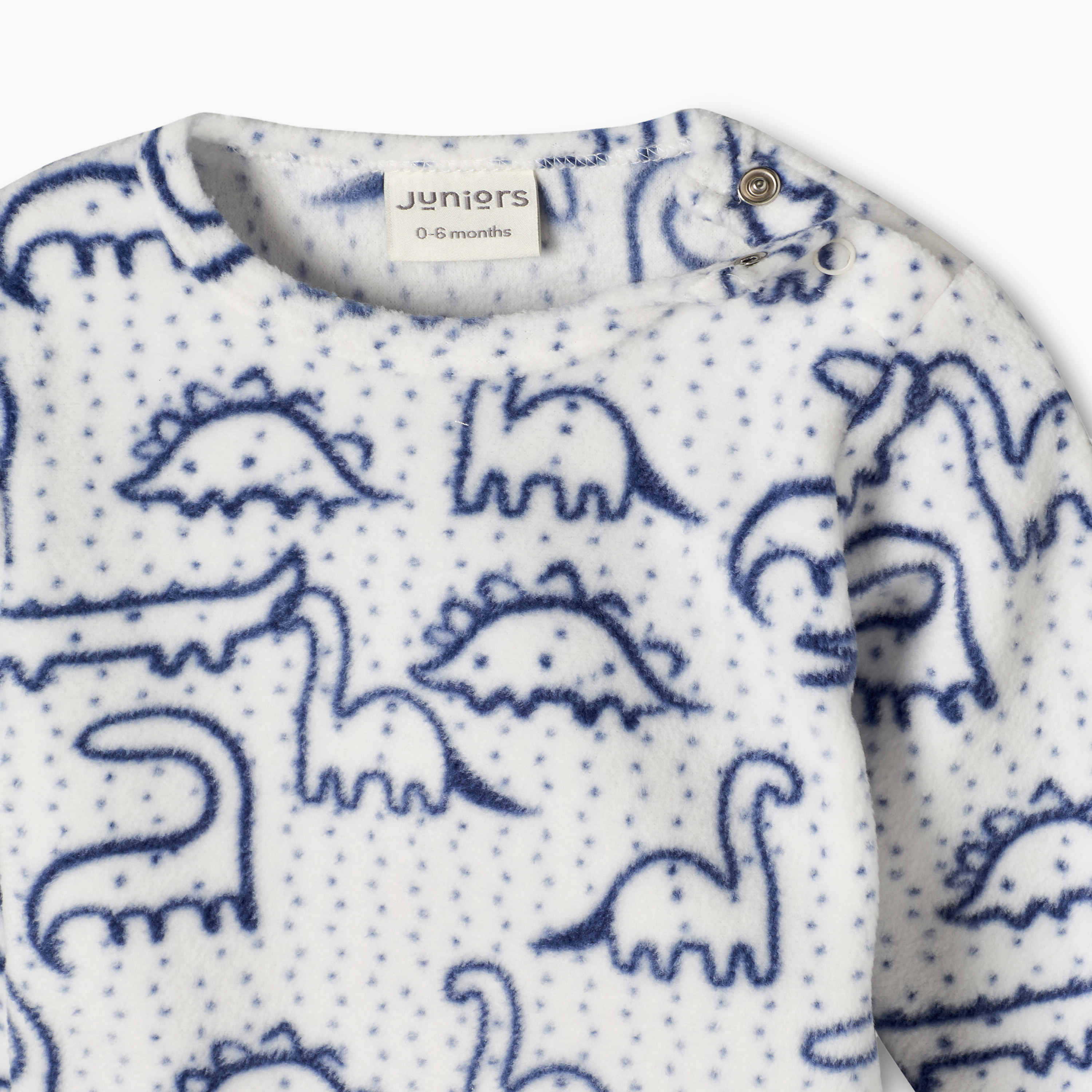 Juniors Crew Neck Long Sleeves Pyjama Set with Dinosaur Print-baby-boys-clothing-nightwear-pyjamasets-image-7