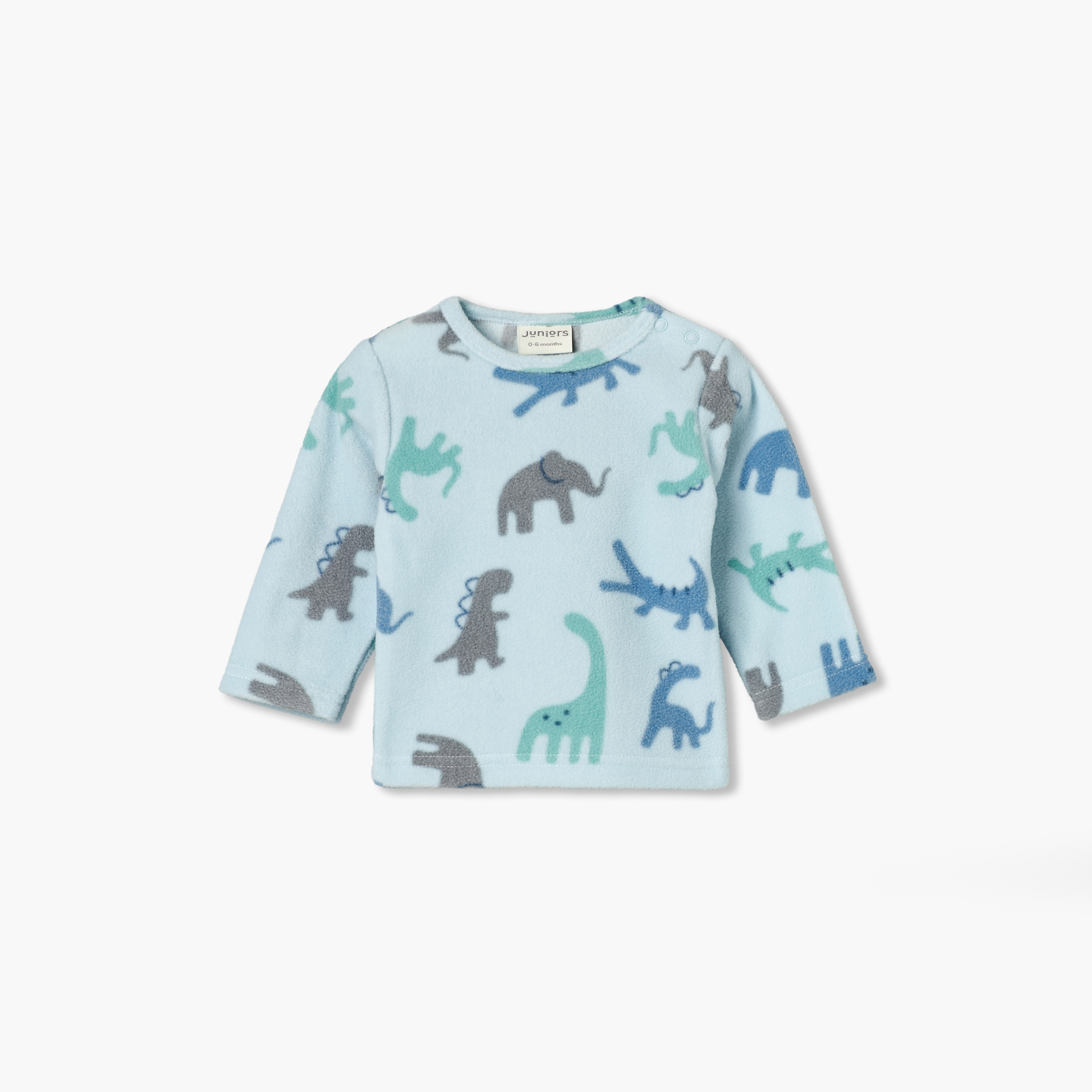 Juniors Crew Neck Long Sleeves Pyjama Set with Safari Print-baby-boys-clothing-nightwear-pyjamasets-image-3