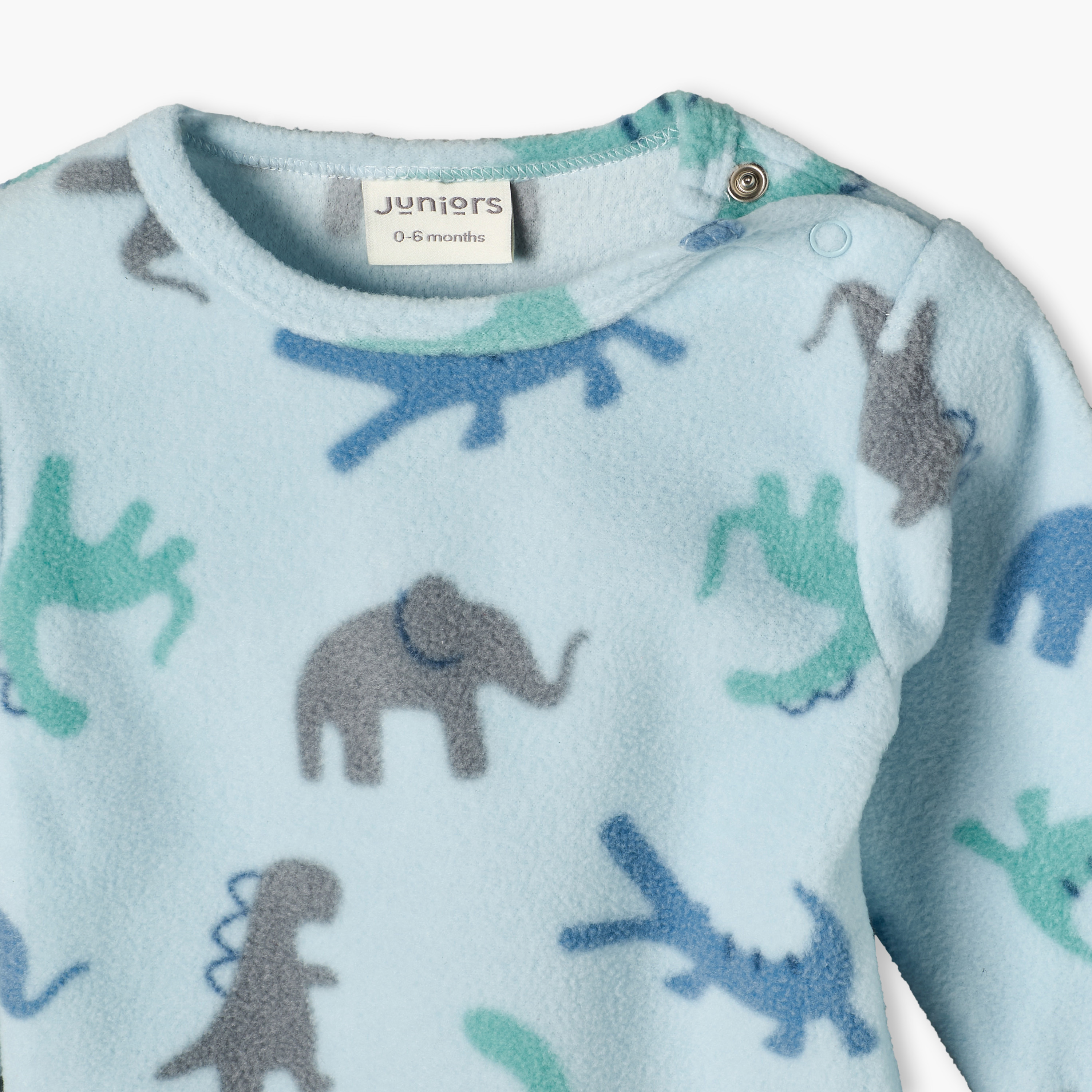 Juniors Crew Neck Long Sleeves Pyjama Set with Safari Print-baby-boys-clothing-nightwear-pyjamasets-image-7