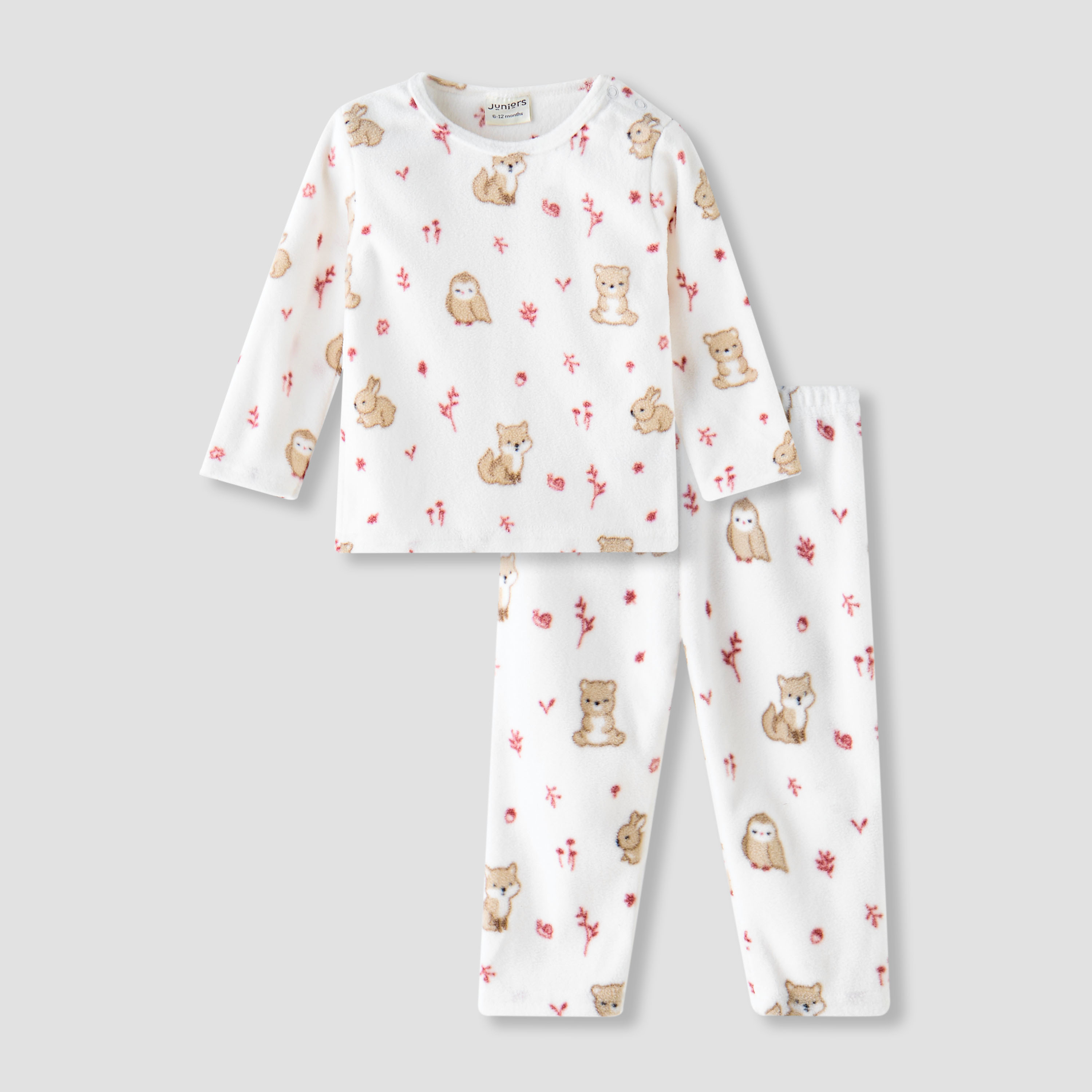 Juniors Pyjama Set with Print - Long Sleeves - Crew Neck-baby-girls-clothing-nightwear-pyjamasets-image-1