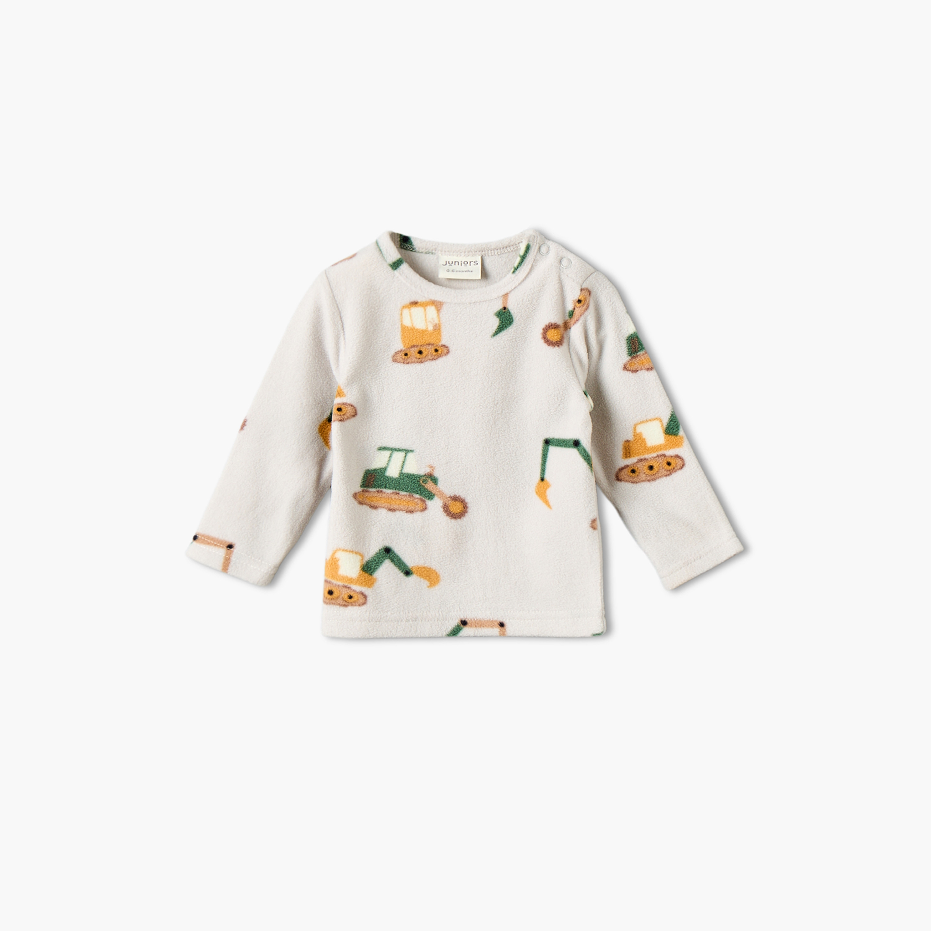 بيجاما برقبة ضيقة وأكمام طويلة وطبعات من جونيورز - مجموعة من طقمين-baby-boys-clothing-nightwear-pyjamasets-image-2