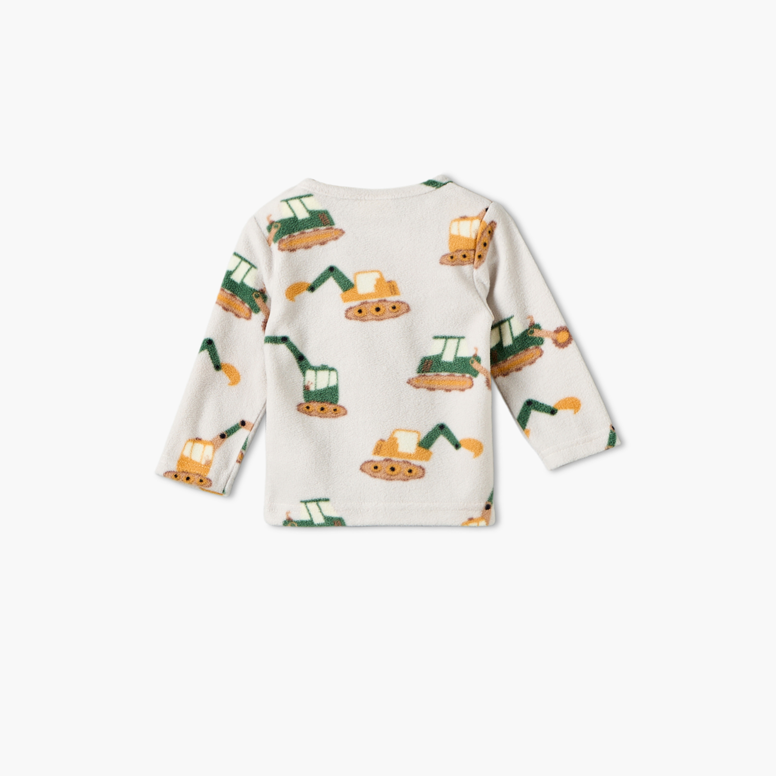 بيجاما برقبة ضيقة وأكمام طويلة وطبعات من جونيورز - مجموعة من طقمين-baby-boys-clothing-nightwear-pyjamasets-image-4