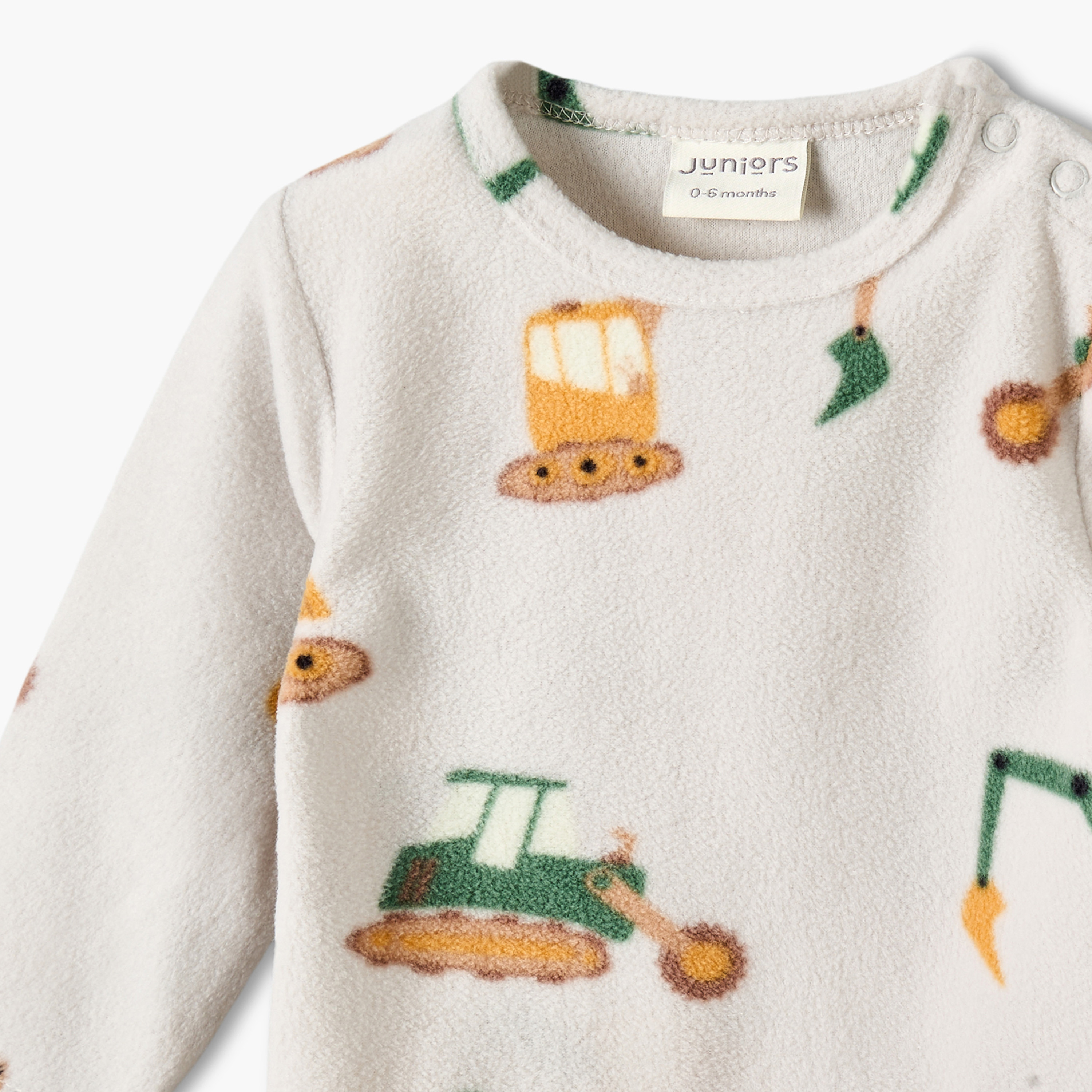 بيجاما برقبة ضيقة وأكمام طويلة وطبعات من جونيورز - مجموعة من طقمين-baby-boys-clothing-nightwear-pyjamasets-image-8