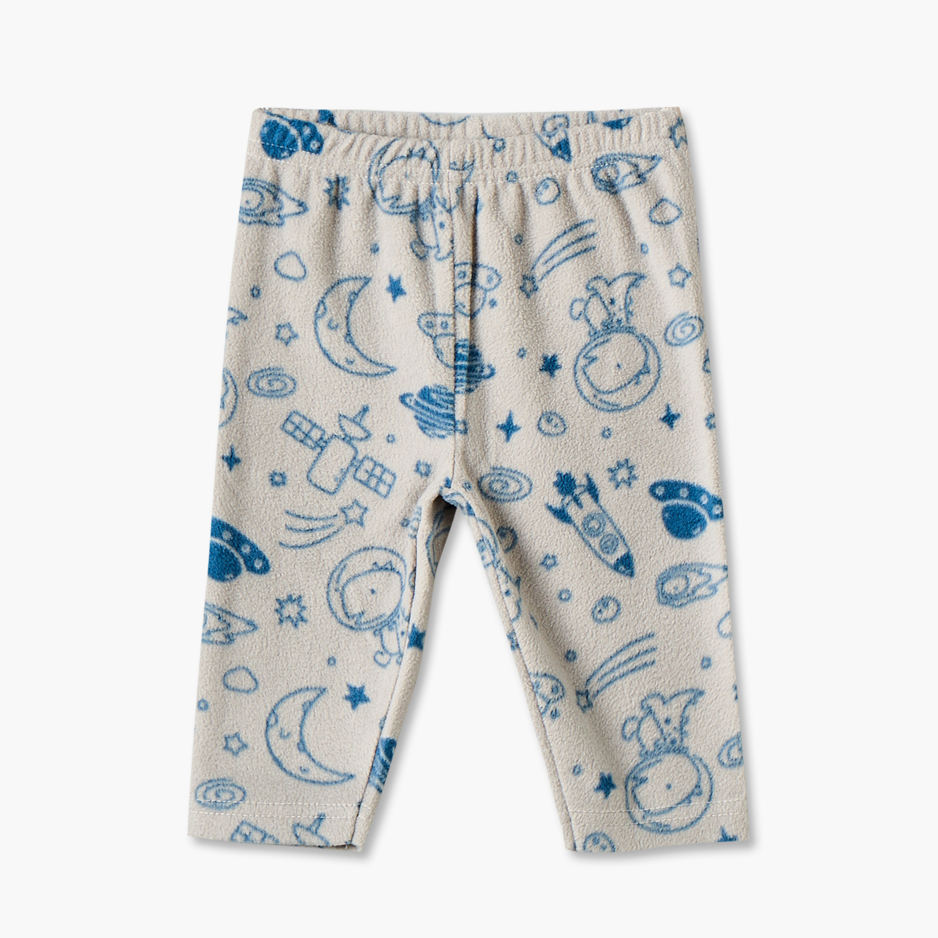 Pack of 2 Juniors Crew Neck Long Sleeves Pyjama Set with Celestial Print-baby-girls-clothing-nightwear-pyjamasets-image-3