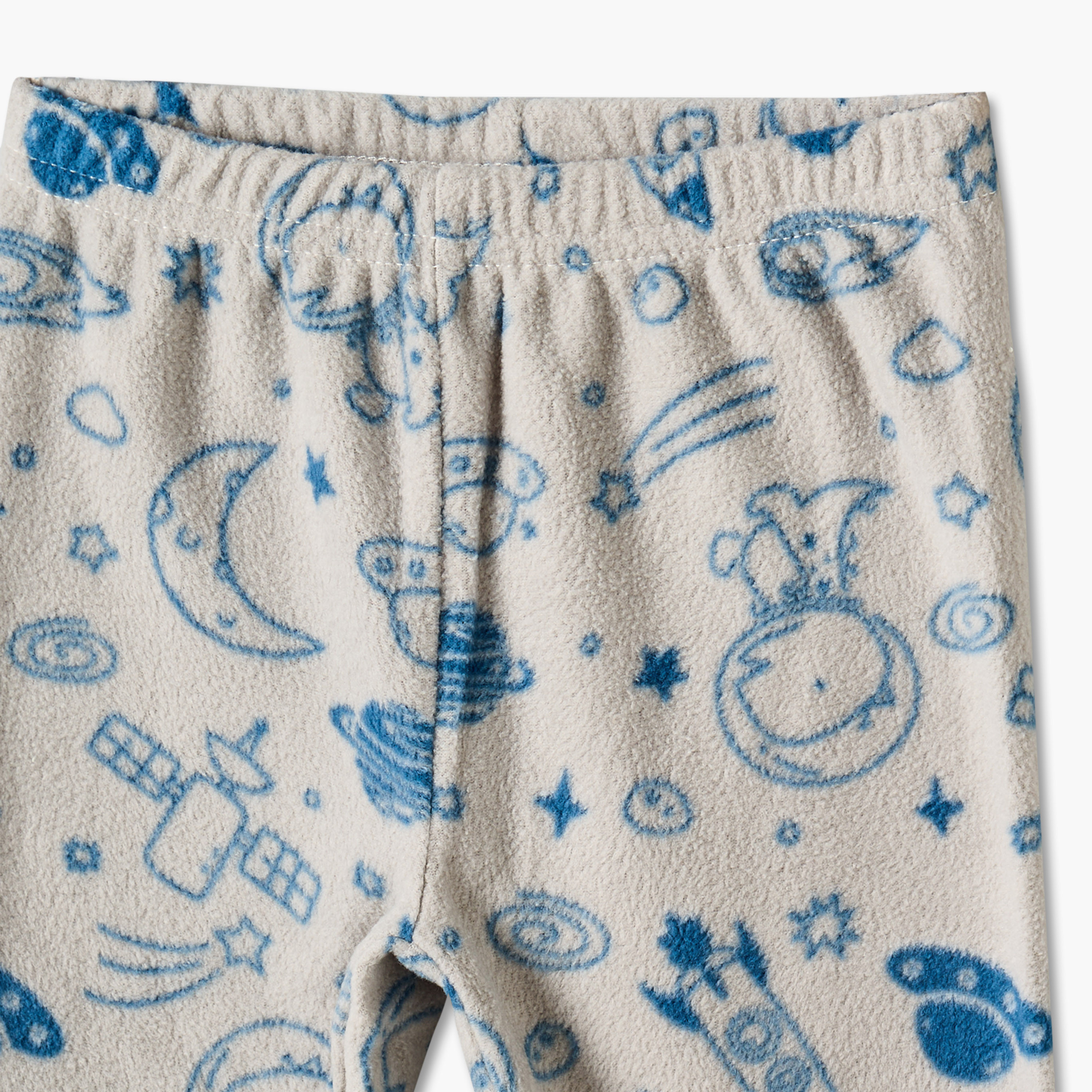Pack of 2 Juniors Crew Neck Long Sleeves Pyjama Set with Celestial Print-baby-girls-clothing-nightwear-pyjamasets-image-9