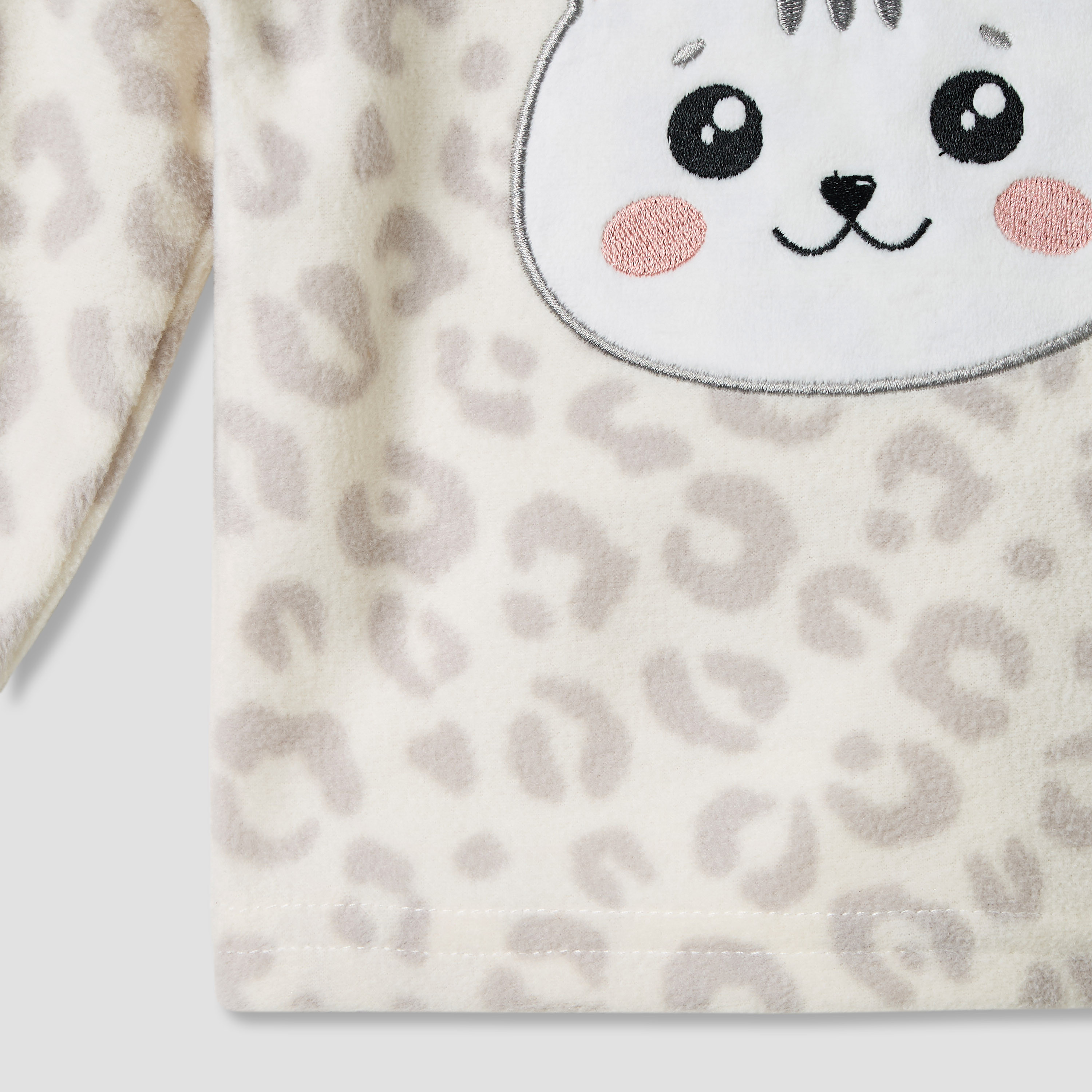 Juniors Pyjama Set with Assorted Print - Polyester - Long Sleeves - Round Neck - Pack of 2-baby-girls-clothing-nightwear-pyjamasets-image-7