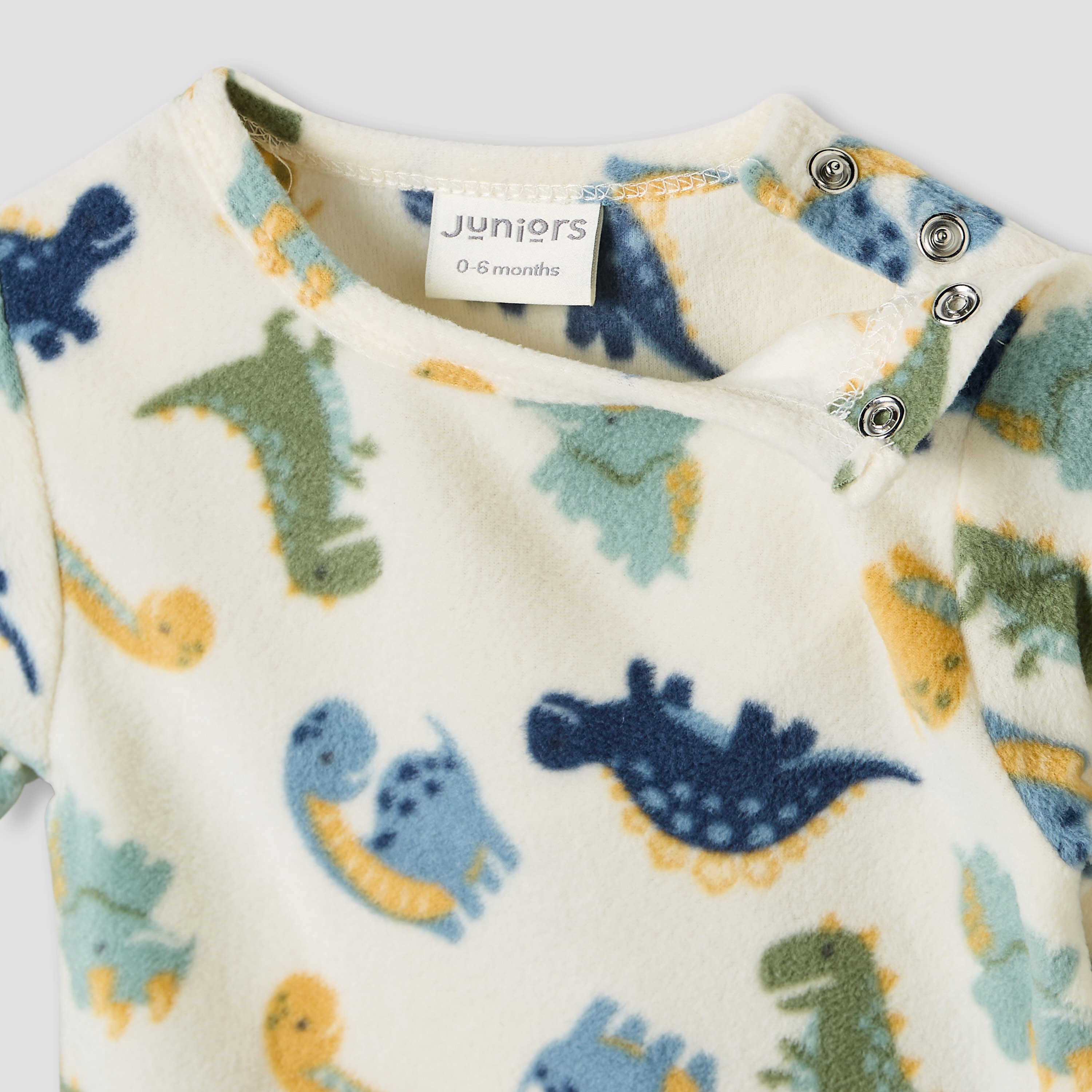 Juniors Pyjama Set with Dinosaur Print - Polyester - Long Sleeves - Round Neck - Set of 2-baby-boys-clothing-nightwear-pyjamasets-image-6