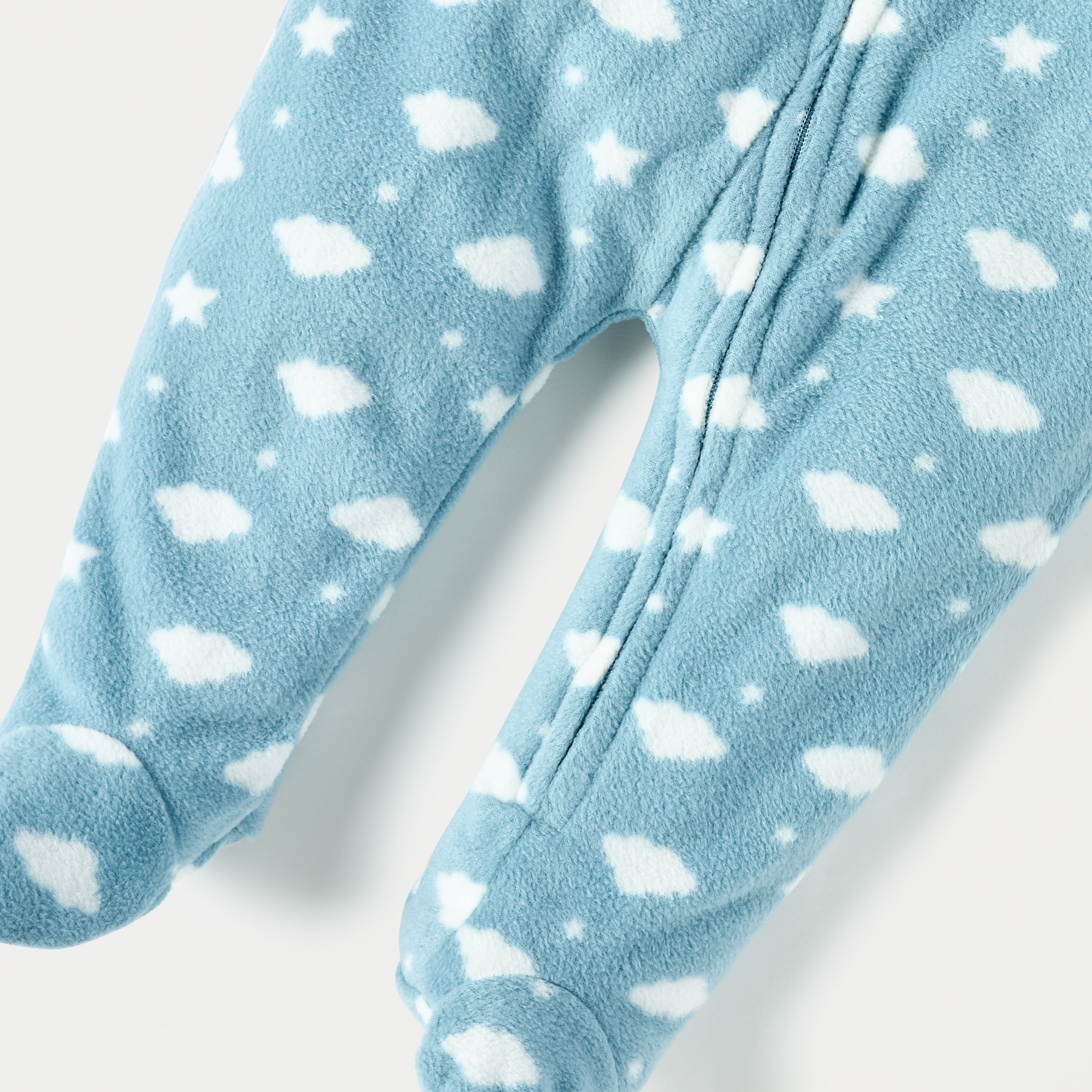 Juniors All-Over Print Closed Feet Sleepsuit with Zip Closure-baby-boys-clothing-winterwear-sleepsuits-image-4