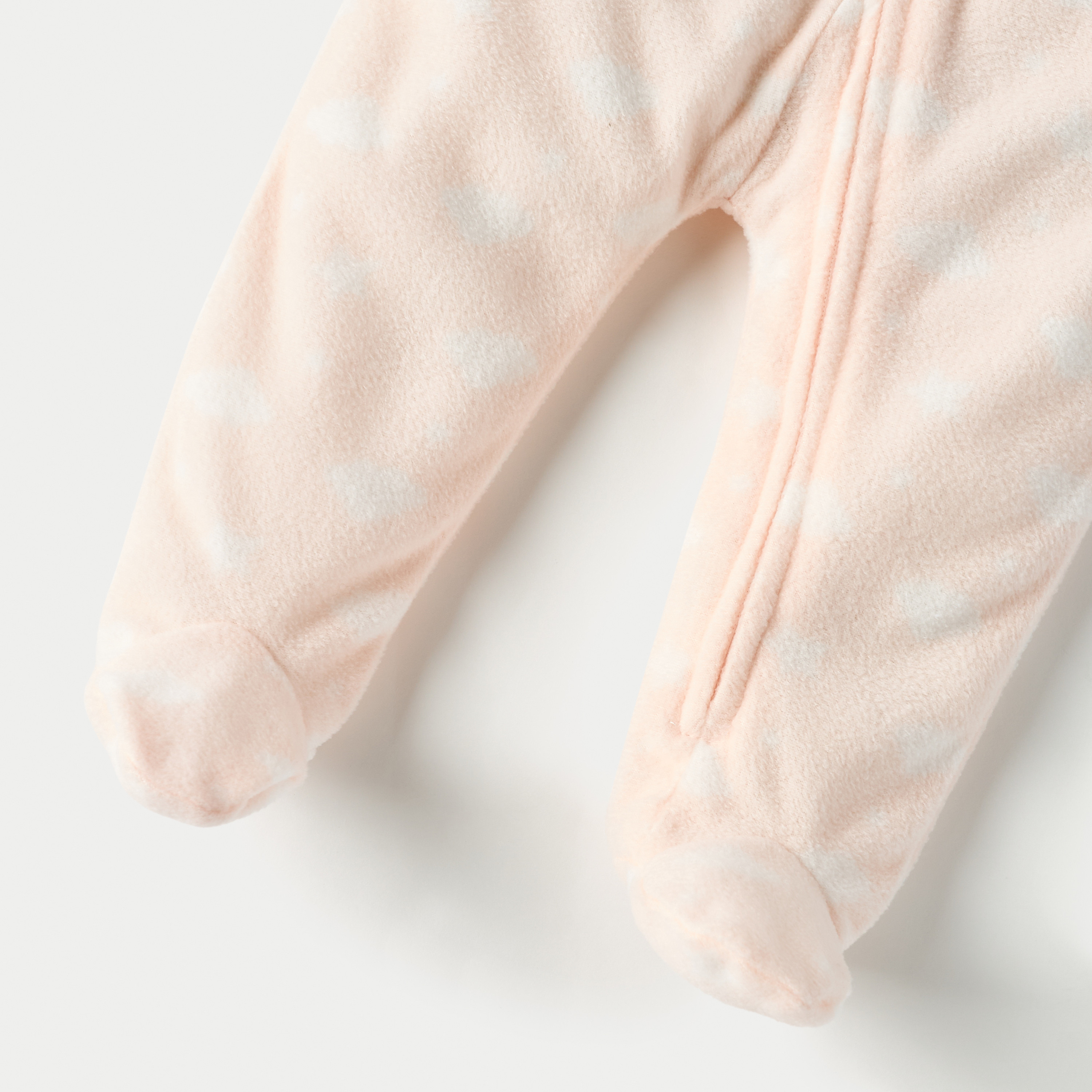 Juniors Cloud Print Closed Feet Sleepsuit with Long Sleeves-baby-girls-clothing-nightwear-sleepsuits-image-4