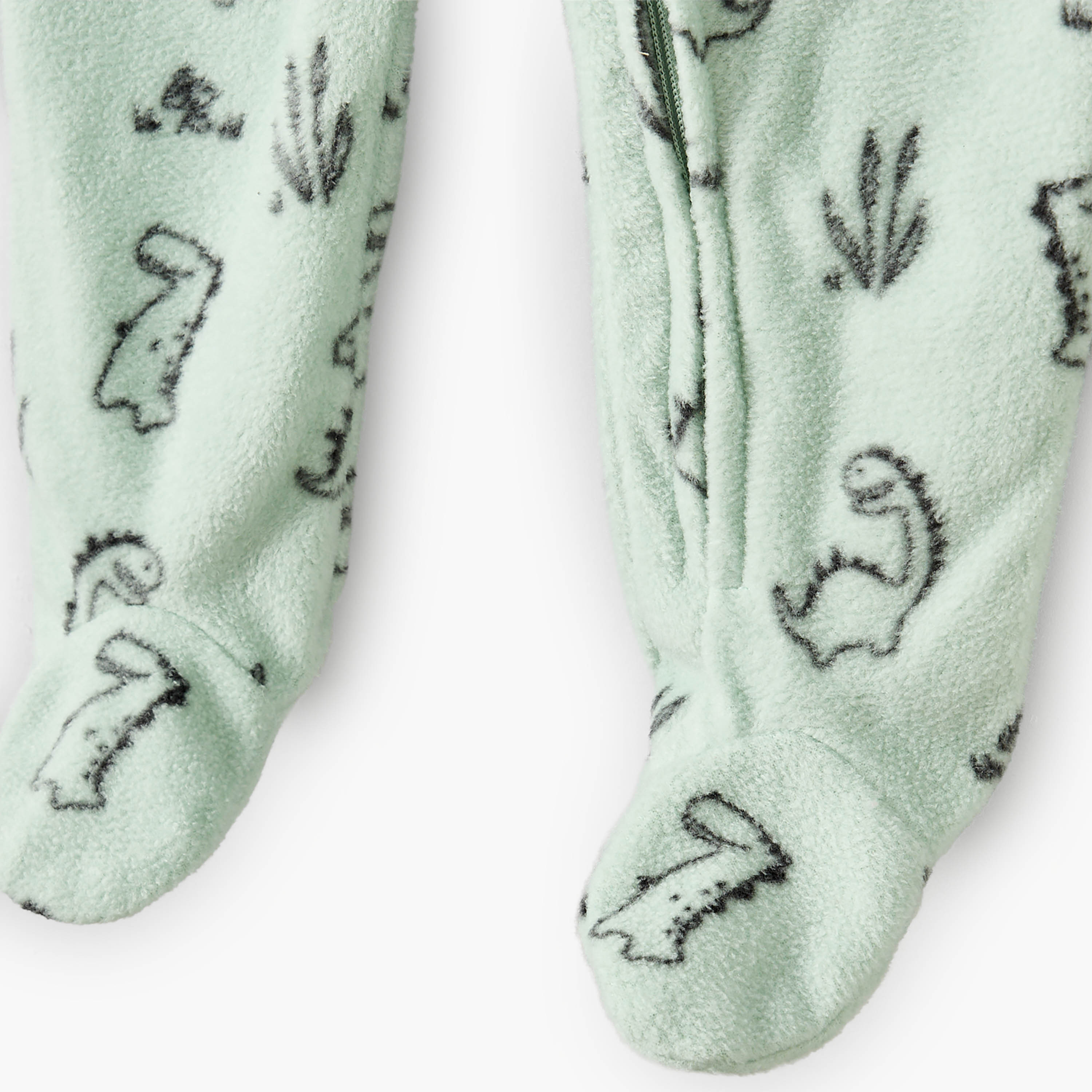 بدلة نوم صوف بطبعات ديناصور وياقة مستديرة وأكمام طويلة من جونيورز-baby-boys-clothing-nightwear-sleepsuits-image-4