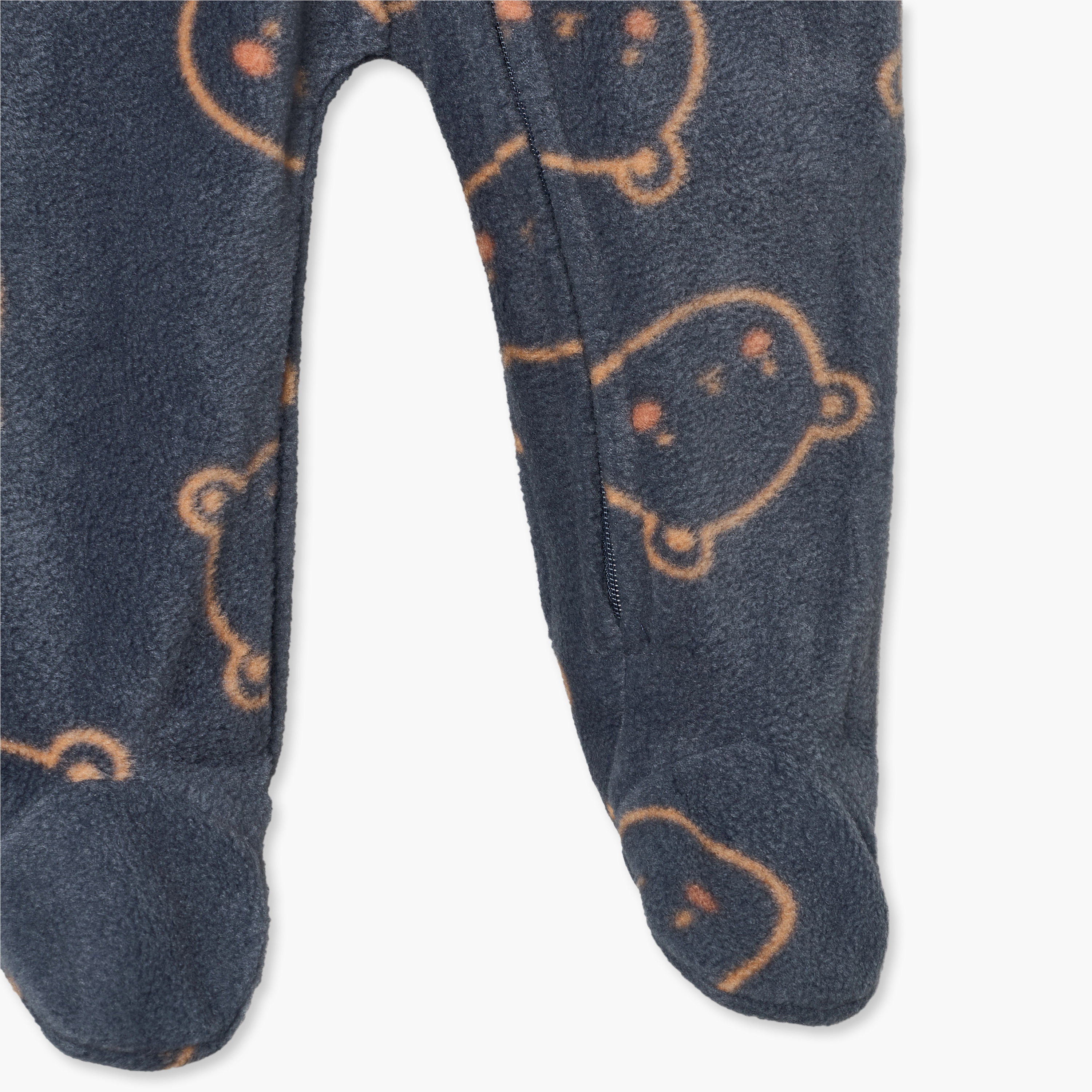 بدلة نوم بطبعات دب وياقة ماندارين وأكمام طويلة من جونيورز-baby-boys-clothing-nightwear-sleepsuits-image-5