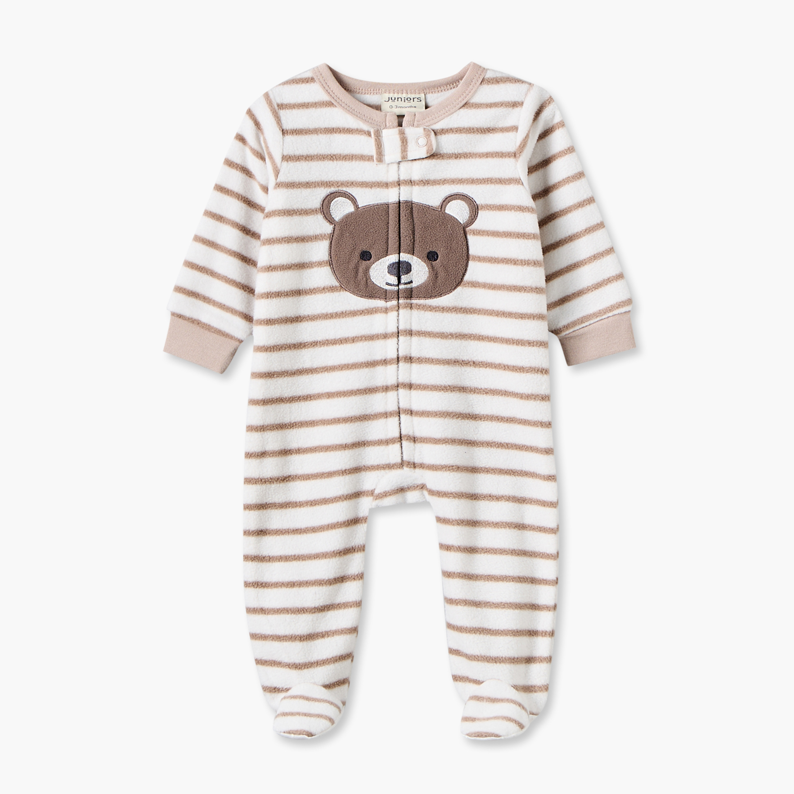 بدلة نوم بياقة ضيقة وأكمام طويلة وطبعات من جونيورز - عبوة من قطعتين-baby-boys-clothing-nightwear-sleepsuits-image-4