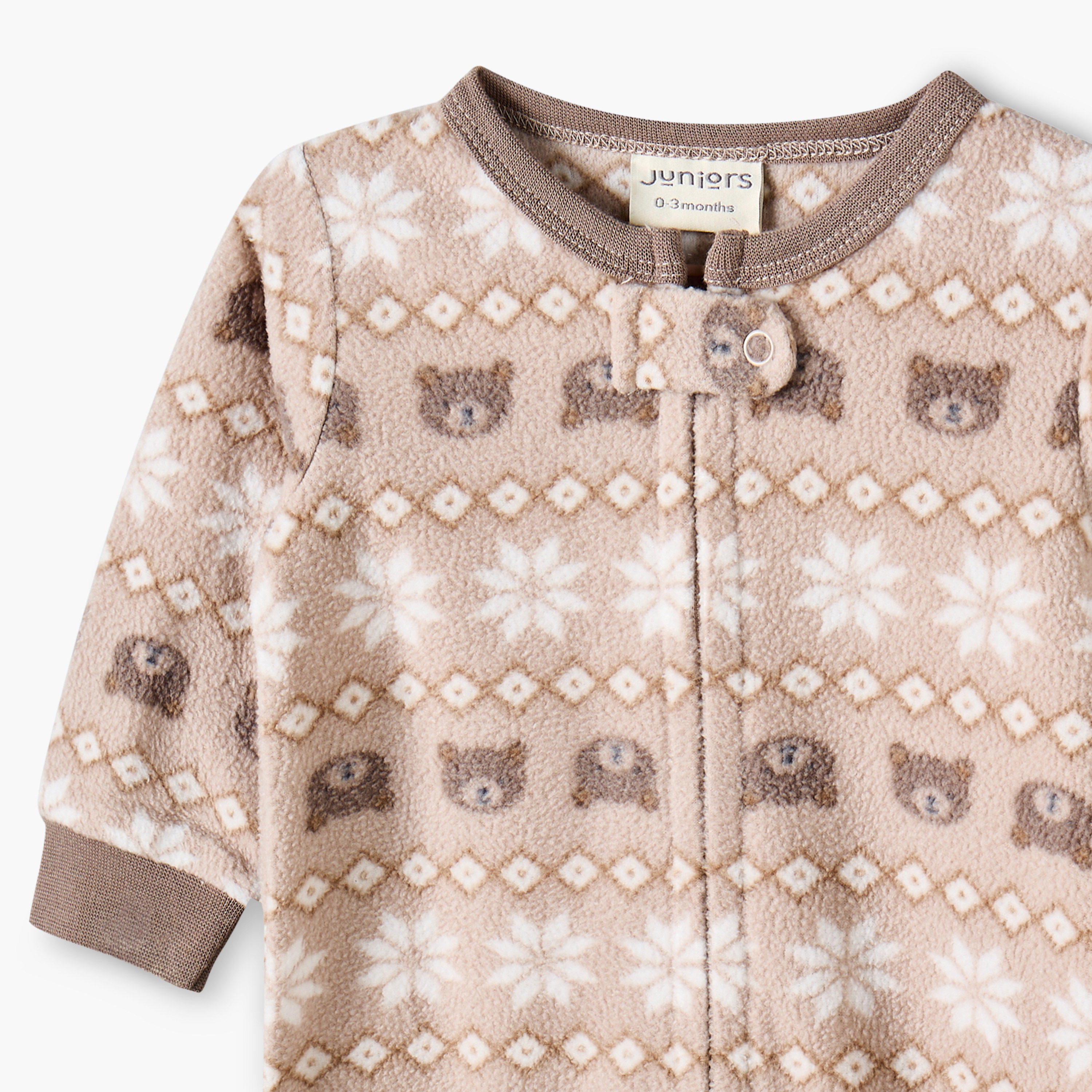 بدلة نوم بياقة ضيقة وأكمام طويلة وطبعات من جونيورز - عبوة من قطعتين-baby-boys-clothing-nightwear-sleepsuits-image-8
