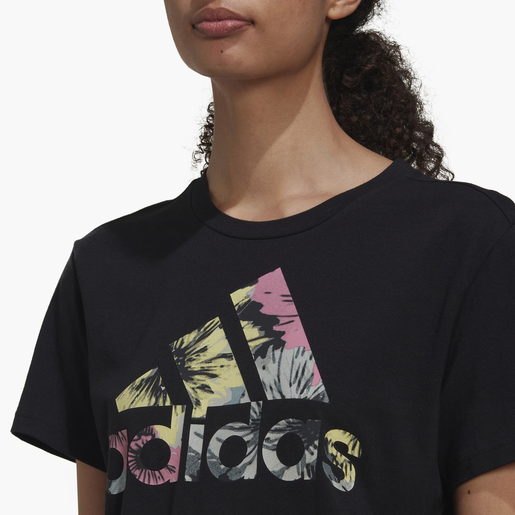 Adidas W Aop Reg Tee Women Logo T-Shirt-women-clothing-tshirts-image-4