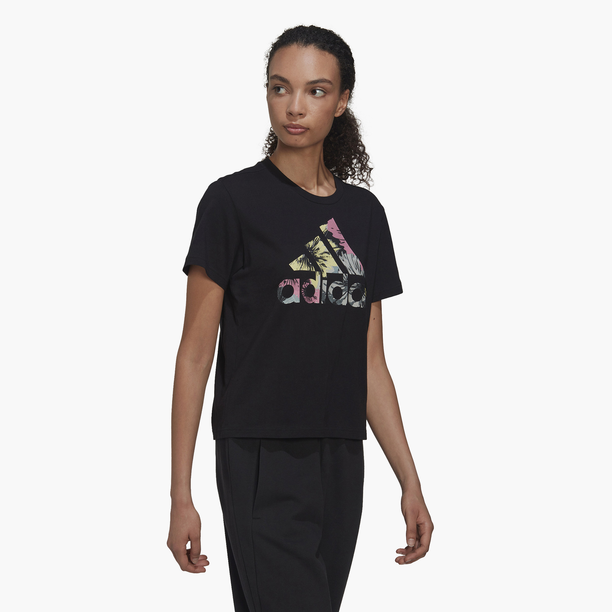 Adidas W Aop Reg Tee Women Logo T-Shirt-women-clothing-tshirts-image-6