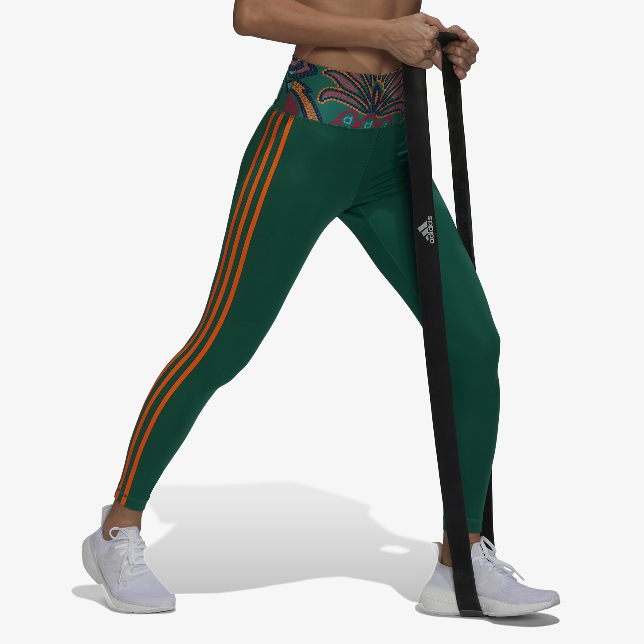 Adidas green tights online