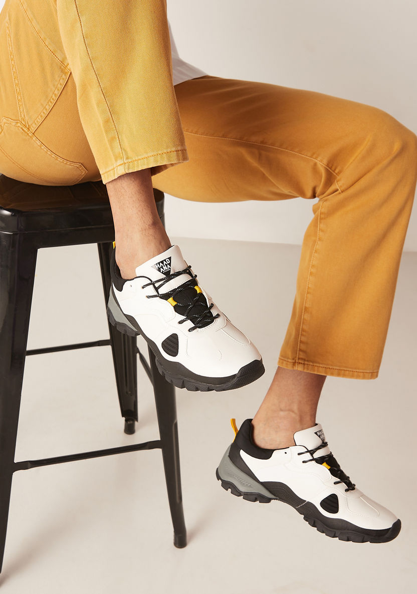 Haadana Panelled Lace-Up Sneakers-Men%27s Sneakers-image-0