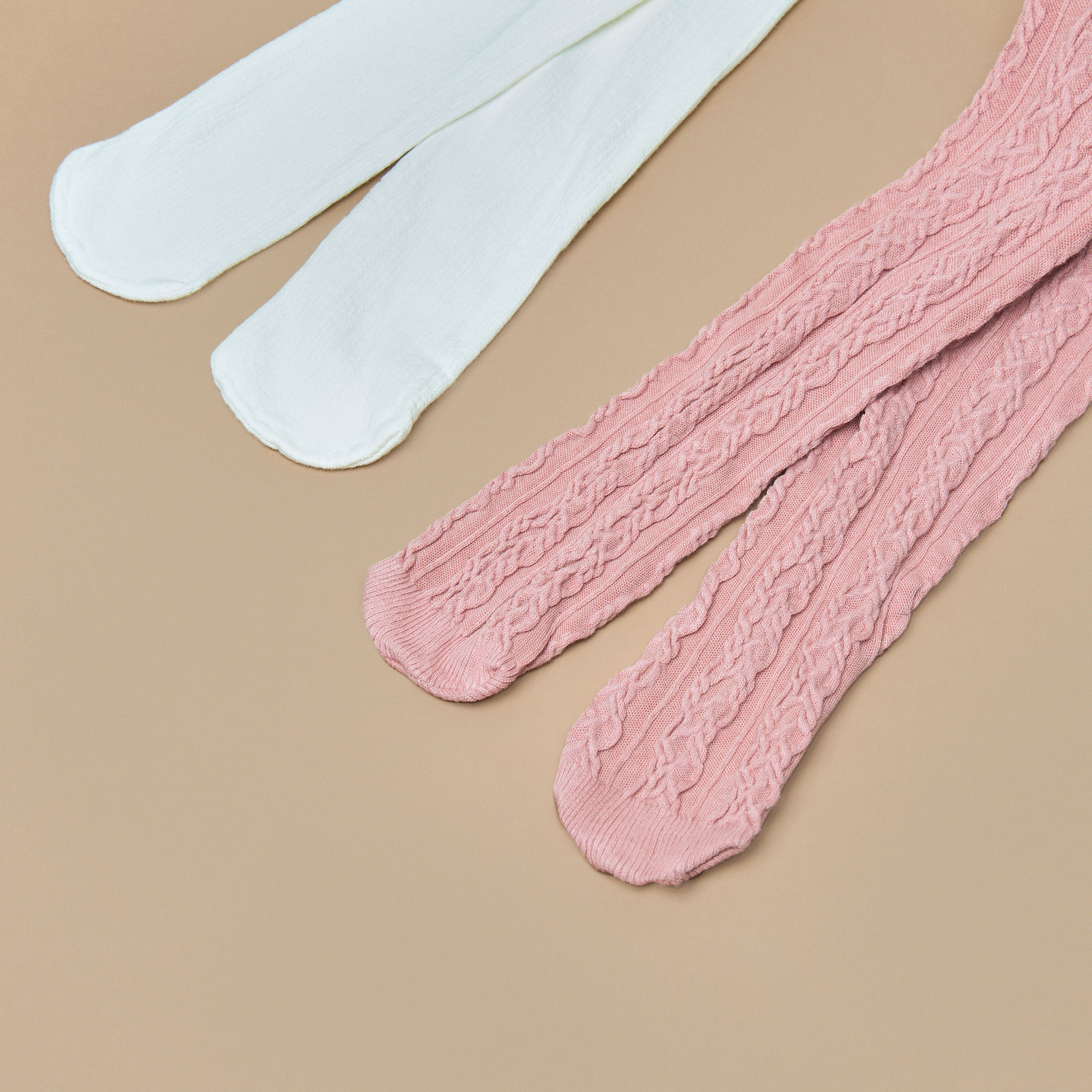 سراويل تحتانية متنوعة بخصر مطّاطي من ليتل ميسي - طقم من قطعتين-girls-accessories-socks-image-2