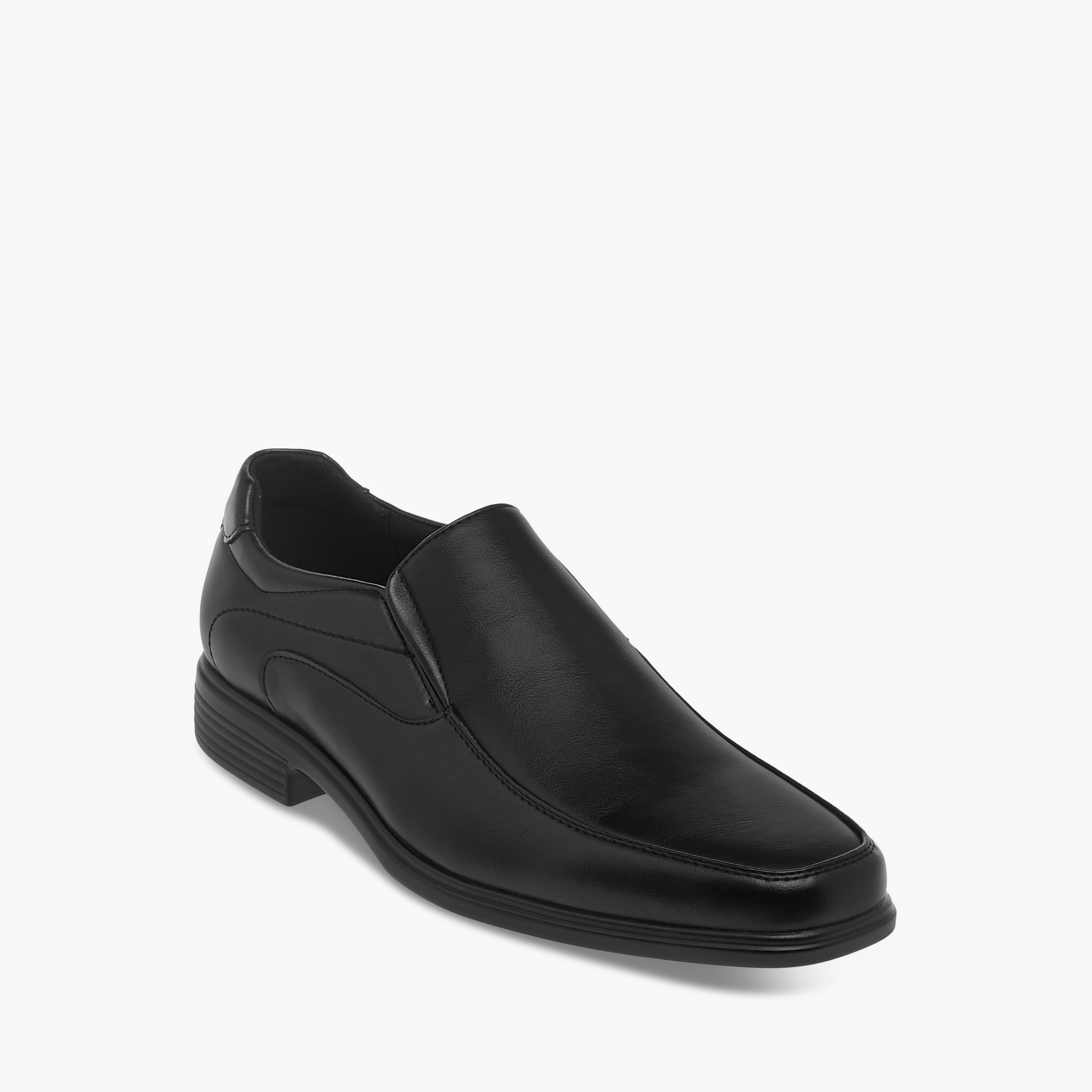 LBL by Shoexpress Panelled Slip-On Loafers-men-shoes-formalshoes-image-2