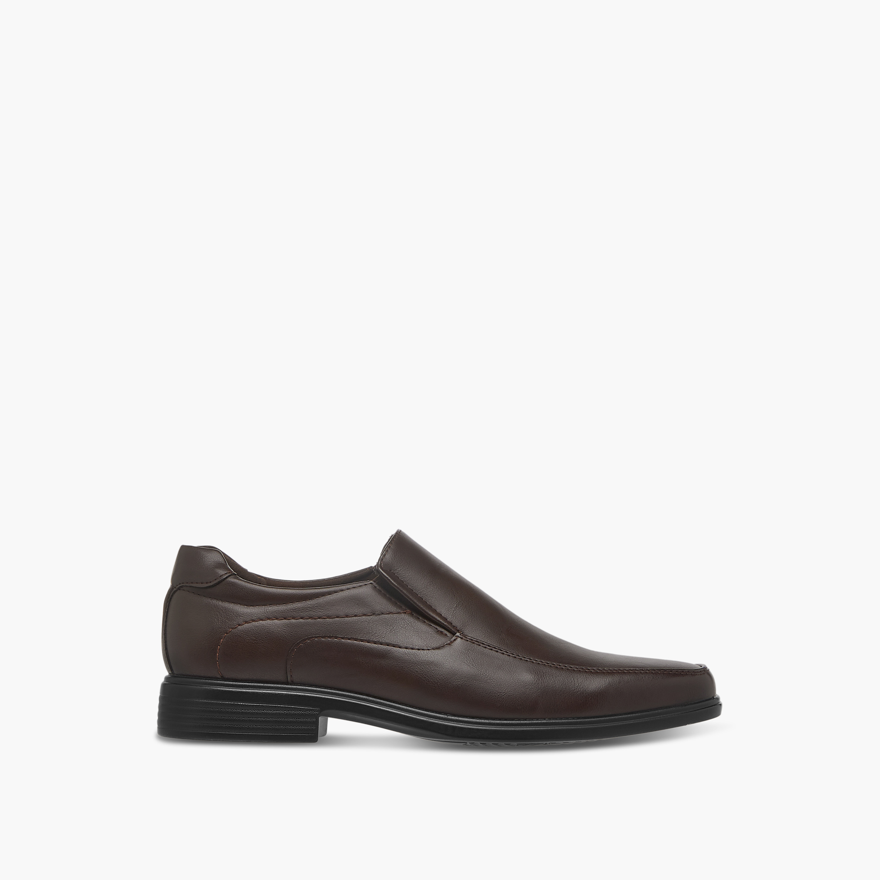 LBL by Shoexpress Panelled Slip-On Loafers-men-shoes-formalshoes-image-3