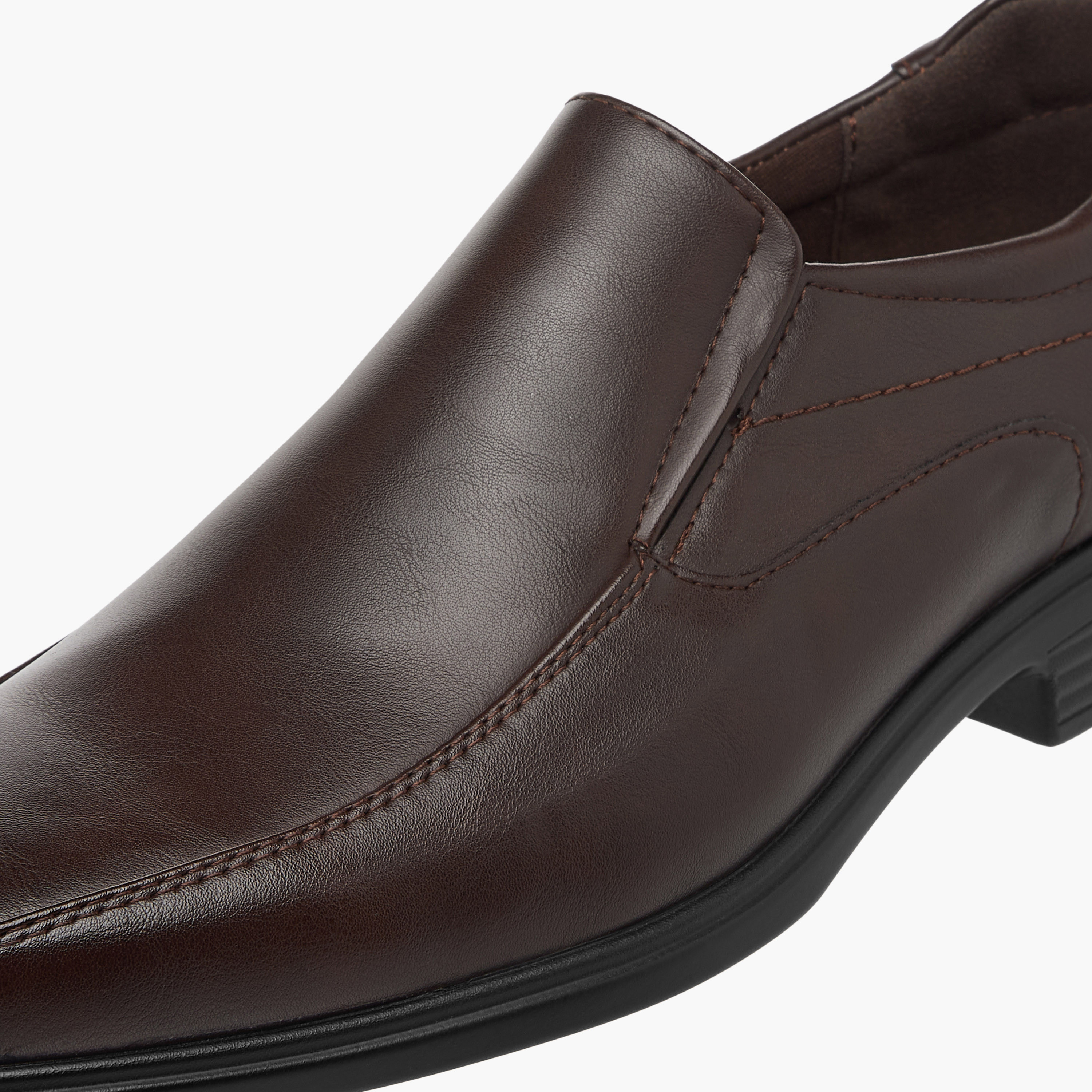 LBL by Shoexpress Panelled Slip-On Loafers-men-shoes-formalshoes-image-4