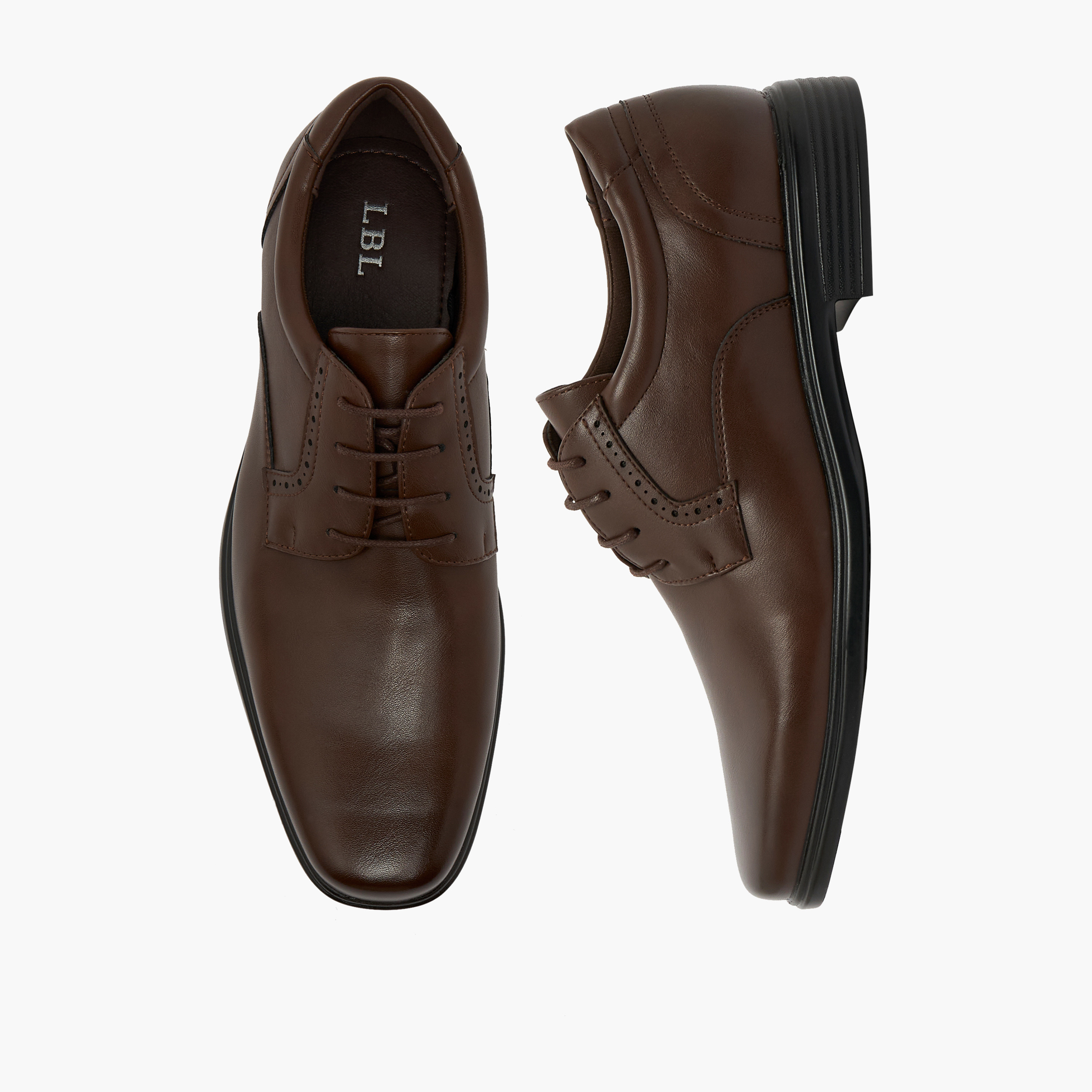 LBL by Shoexpress Men Lace-Up Derby Shoes-men-shoes-formalshoes-image-9