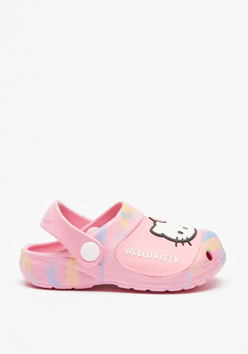 Hello Kitty Embossed Clogs-Girl%27s Flip Flops & Beach Slippers-image-2