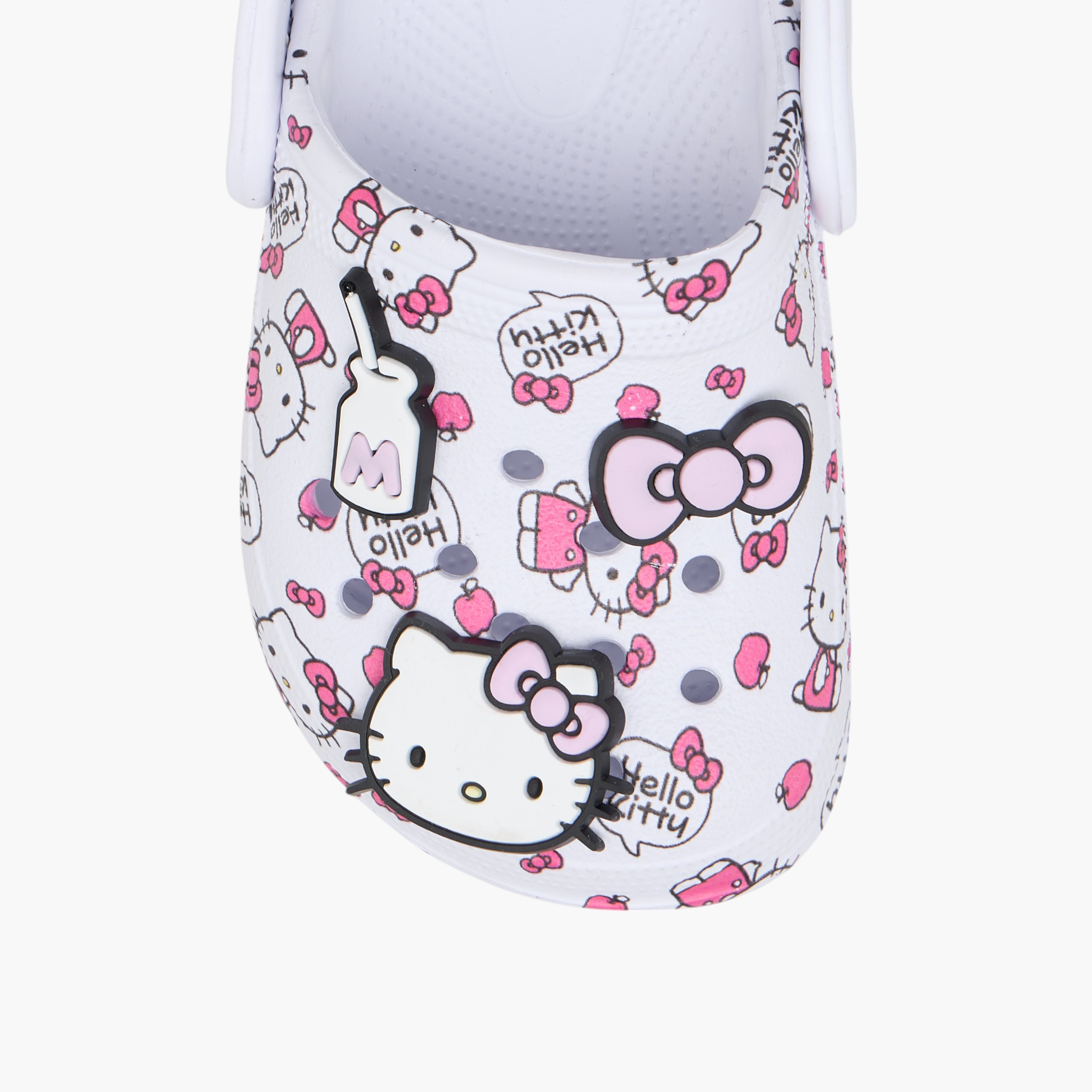 Hello Kitty Print Clogs with Backstrap-girls-shoes-sandals-image-4