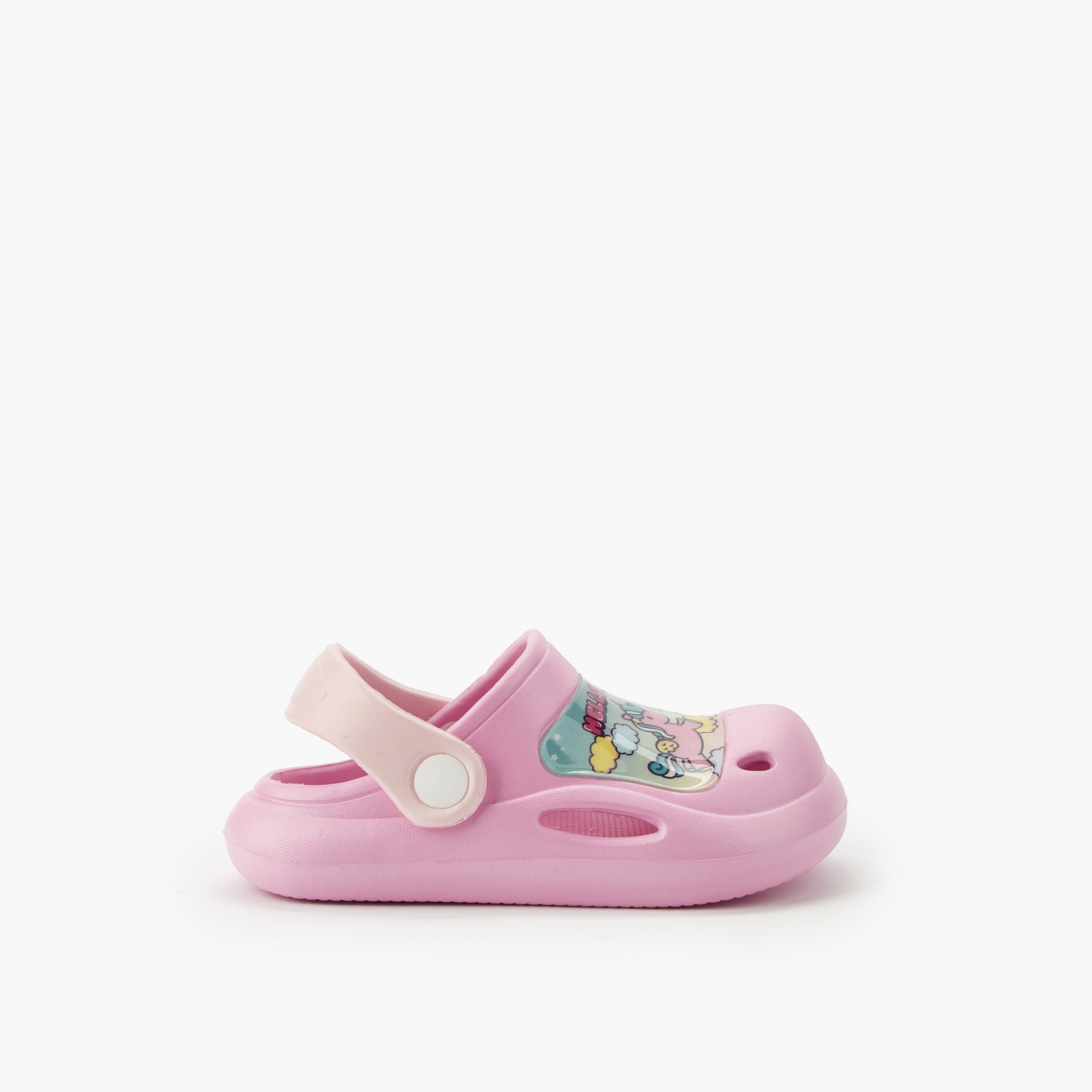 صندل بكعب سميك وطبعات للبنات من هالو كيتي-girls-shoes-flipflopsandslides-image-3