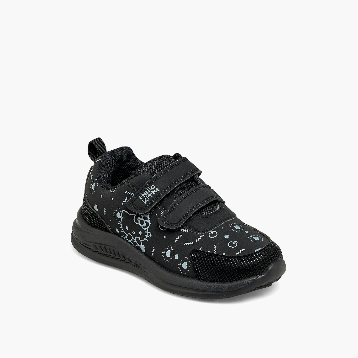 حذاء مدرسي بشريط إغلاق لاصق للبنات من هالو كيتي-girls-shoes-sneakers-image-2