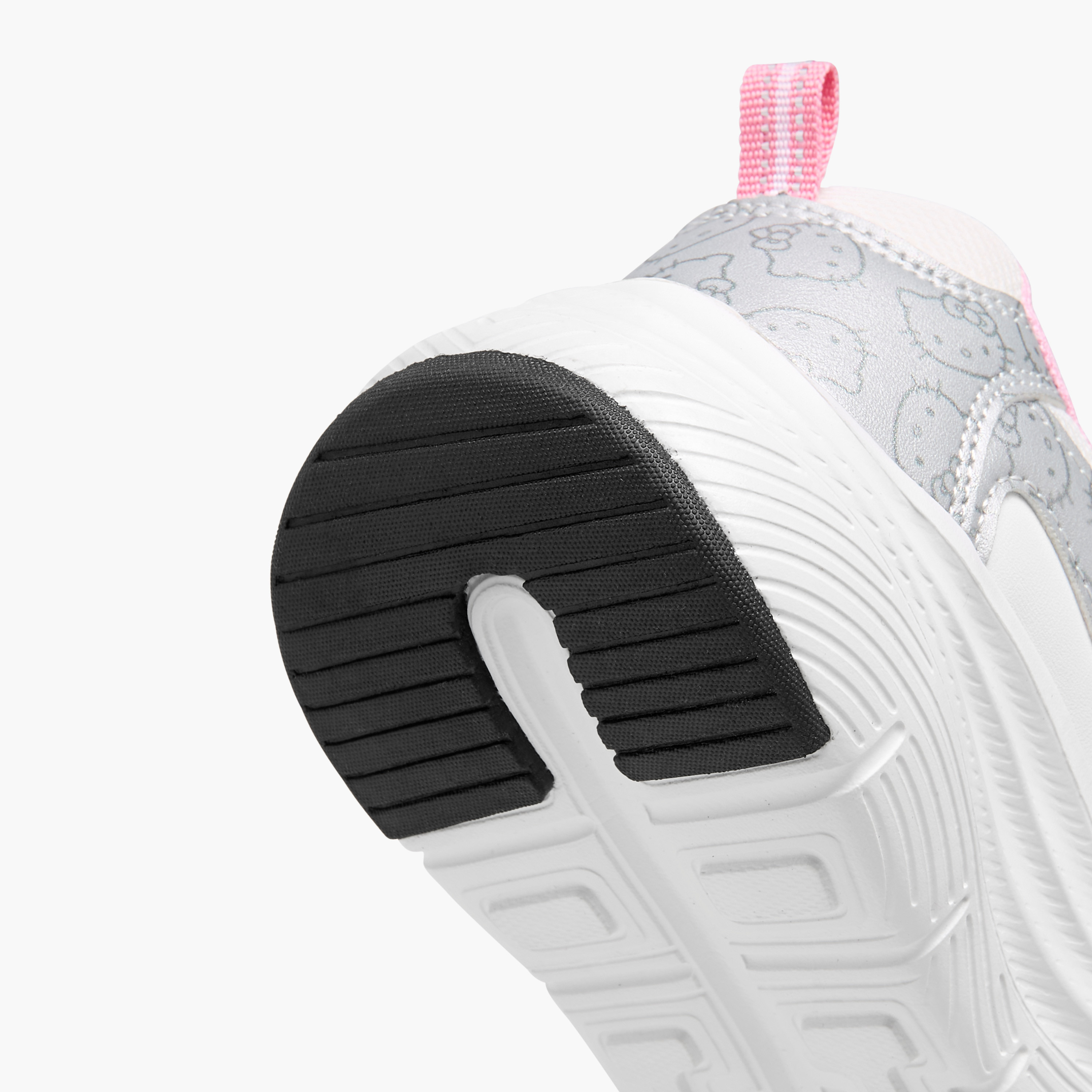 Hello Kitty Printed Sneakers with Hook and Loop Closure-girls-shoes-sneakers-image-5