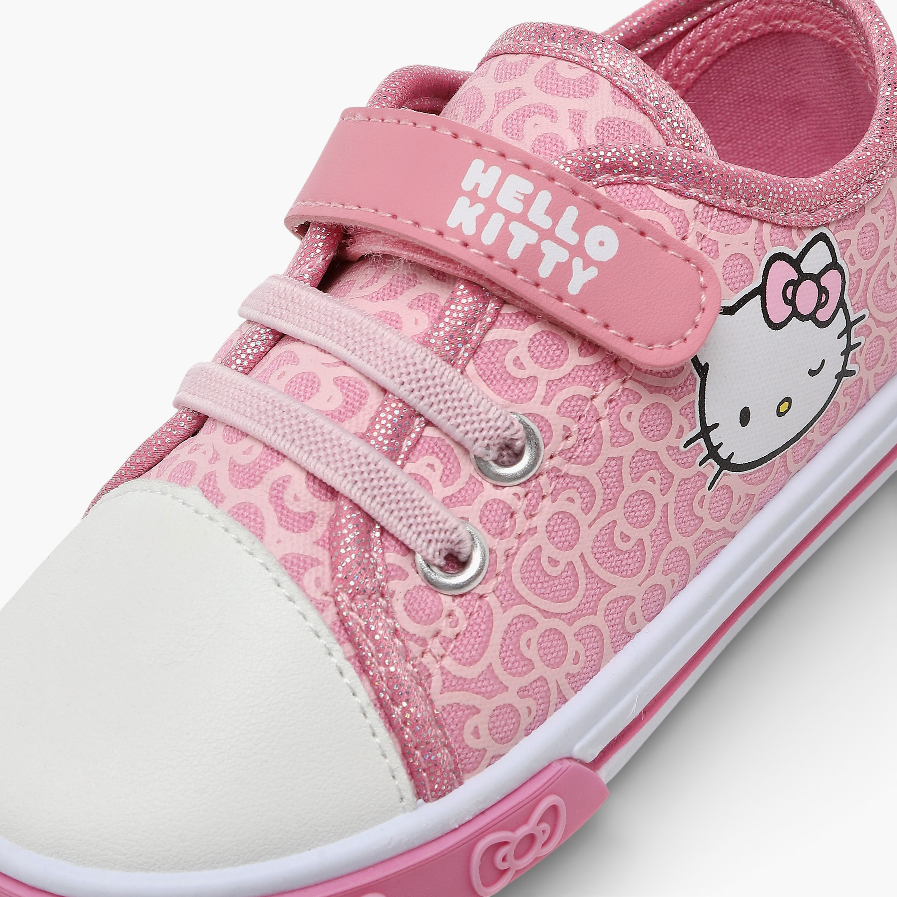 Hello Kitty Girls Hook & Loop Ankle Sneakers-girls-shoes-sneakers-image-4